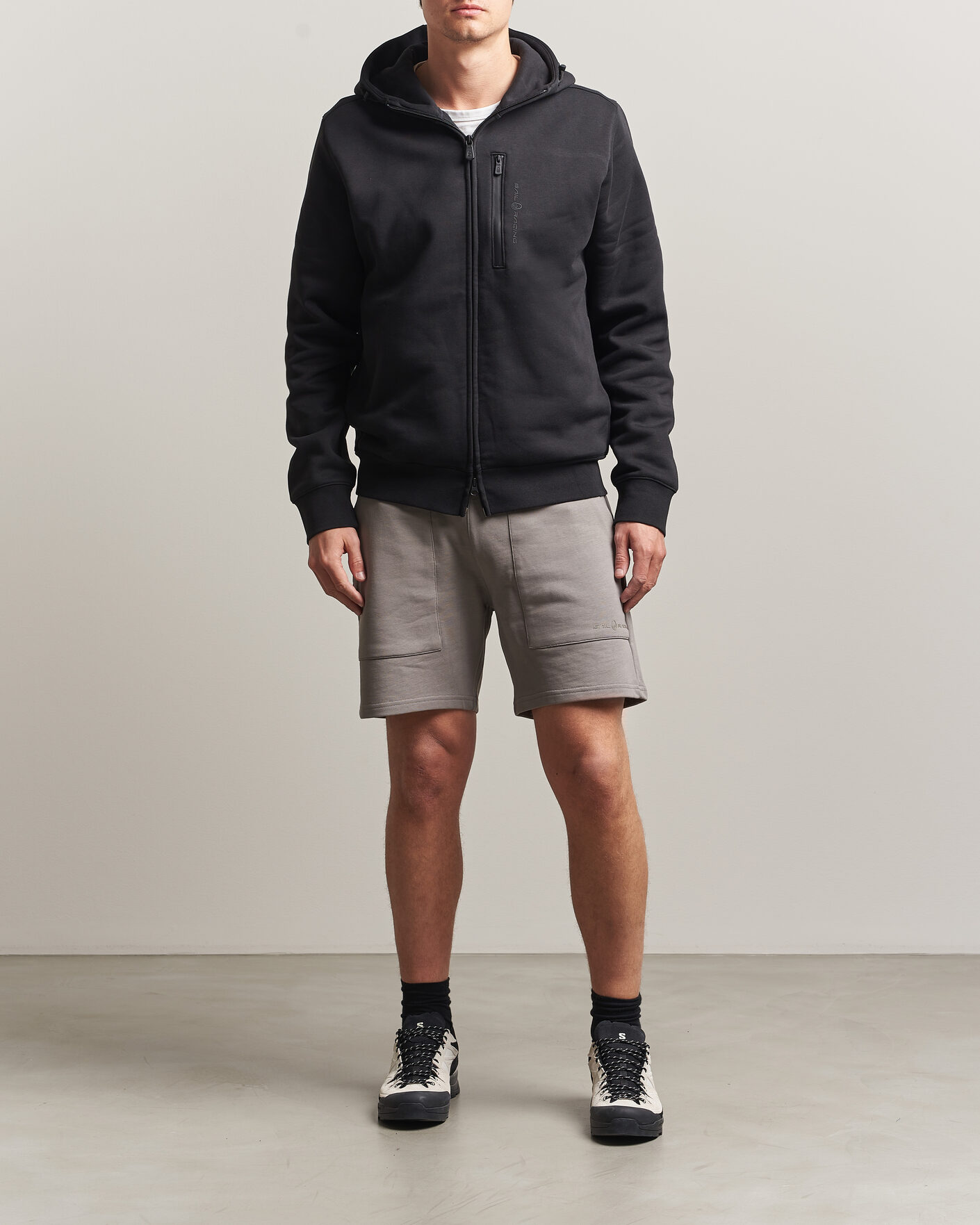 Herren | Pullover | Sail Racing | Bowman Monochrome Full Zip Hoodie Carbon