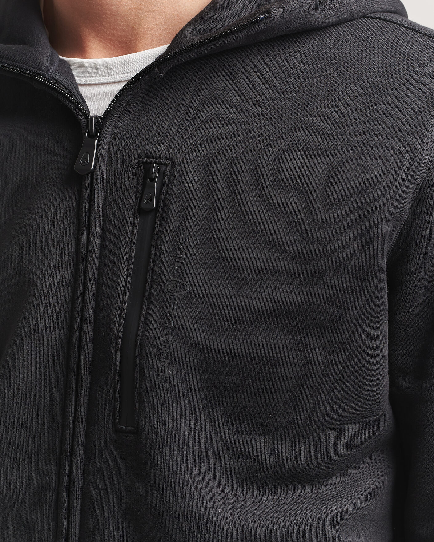 Herren | Pullover | Sail Racing | Bowman Monochrome Full Zip Hoodie Carbon