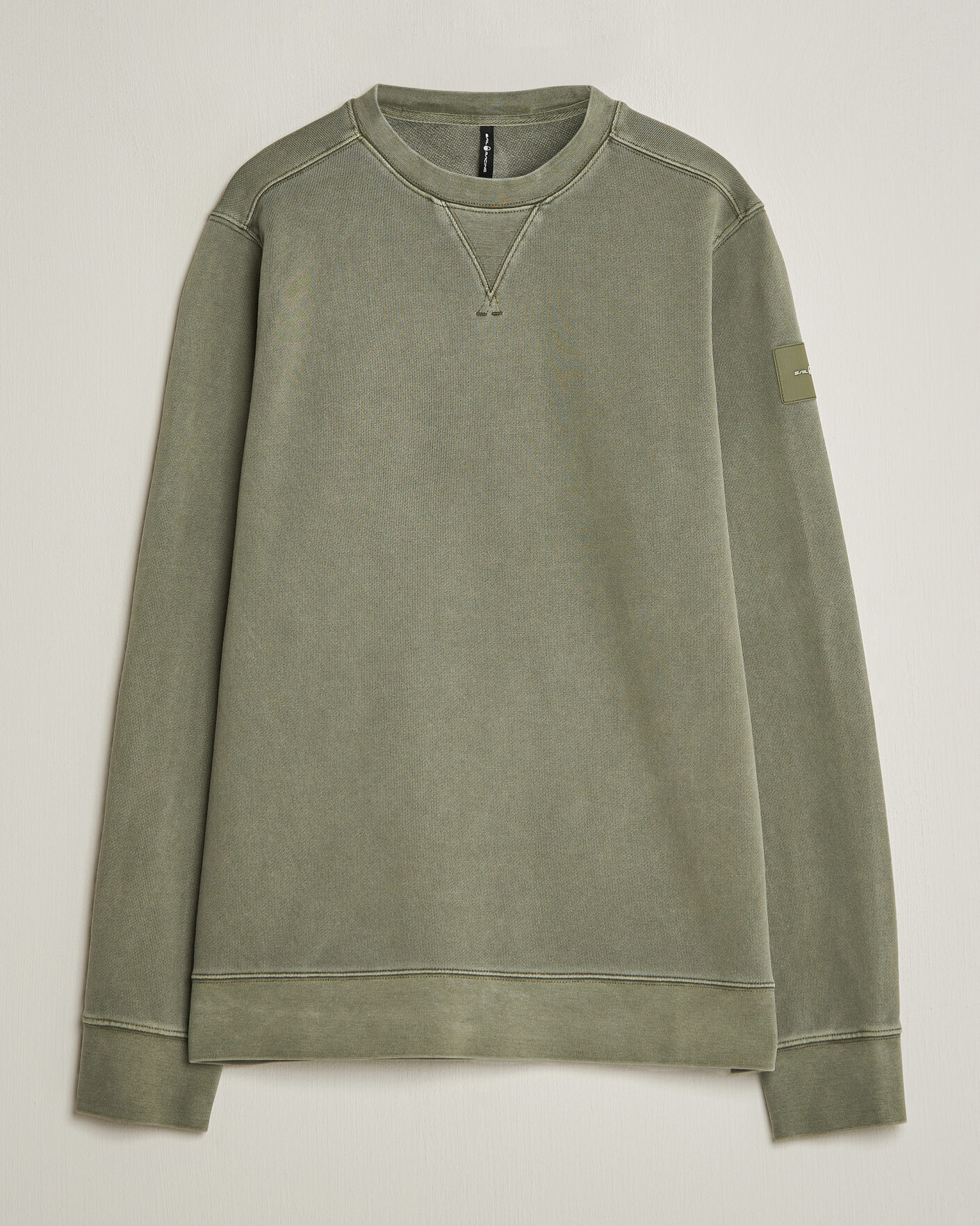 Herren | Pullover | Sail Racing | Wind Pigment Dyed Sweatshirt Mud Green