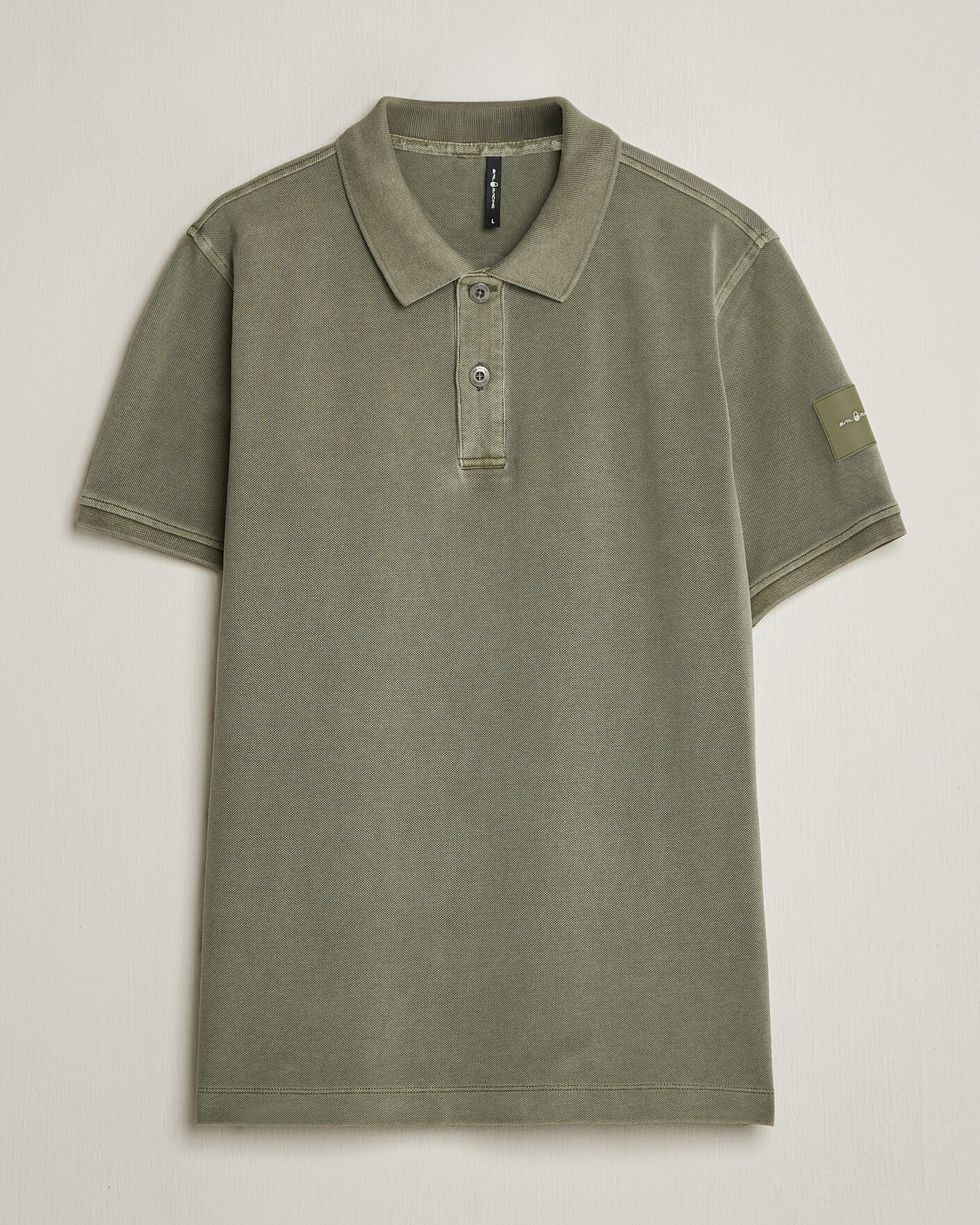 Herren | Poloshirts | Sail Racing | Wind Pigment Dyed Polo Mud Green