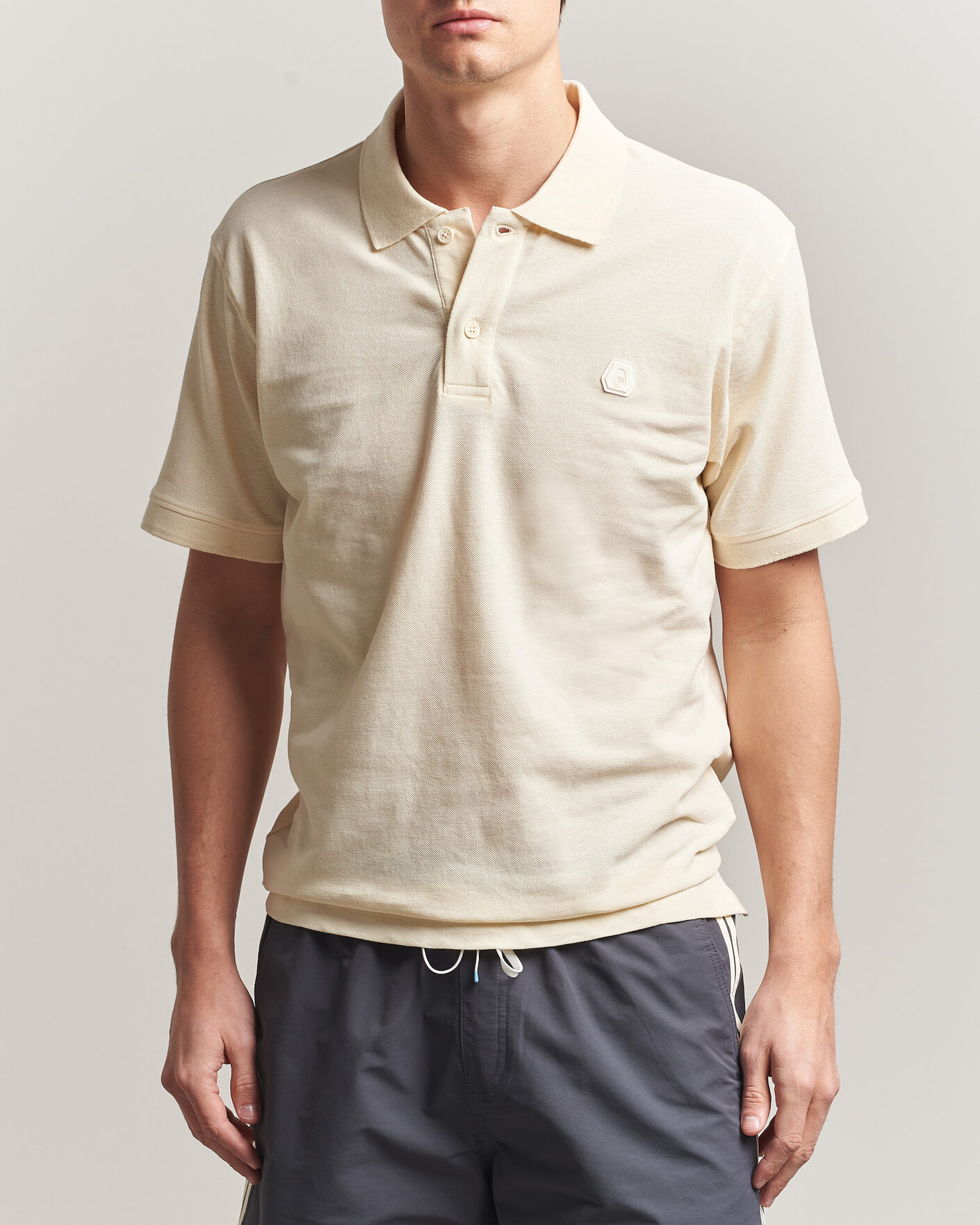 Herren | Poloshirts | Sail Racing | Tornado Cotton/Linen Pique Polo Off White