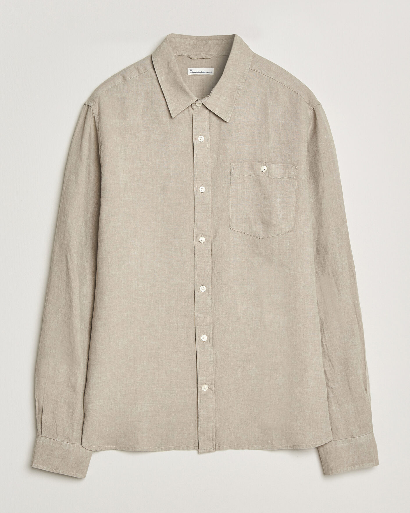 Herren | Hemden | KnowledgeCotton Apparel | Regular Linen Shirt Twill