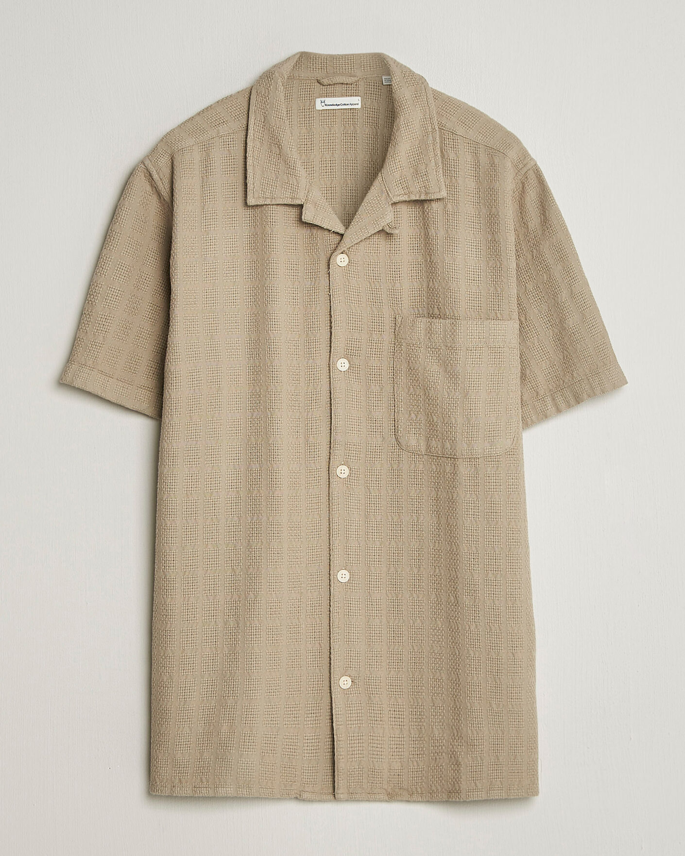 Herren | Hemden | KnowledgeCotton Apparel | Structured Cotton Dobby Shirt Twill