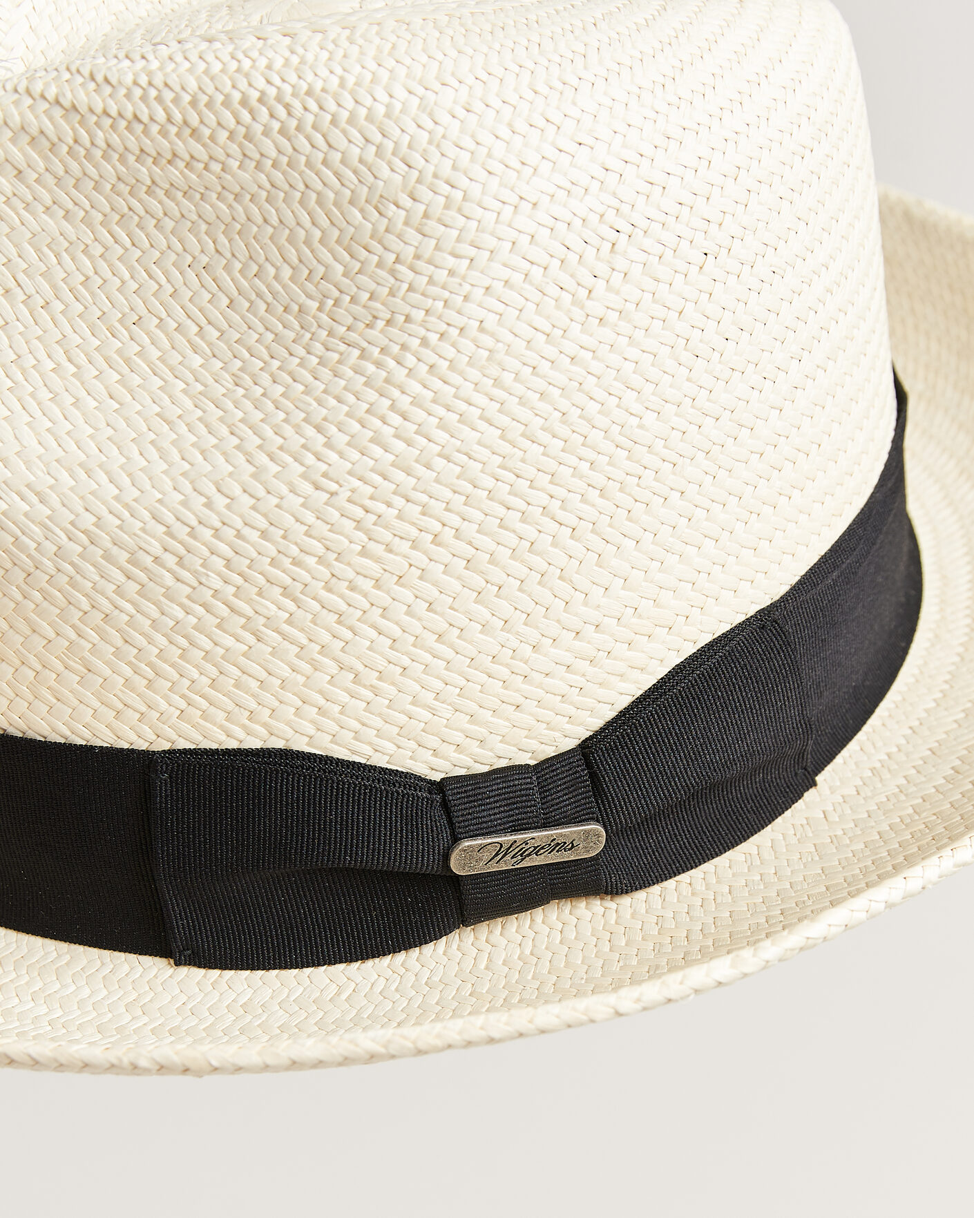 Herren | Hüte & Mützen | Wigéns | Trilby Panama Hat White/Black