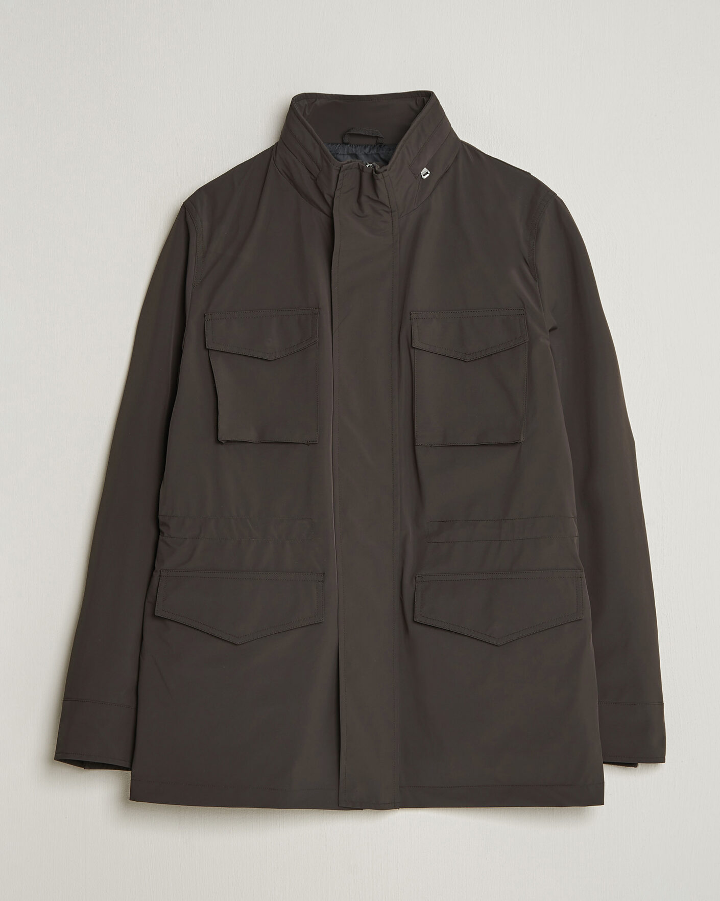 Herren | Jacken | Oscar Jacobson | M65 Nylon Field Jacket Brown