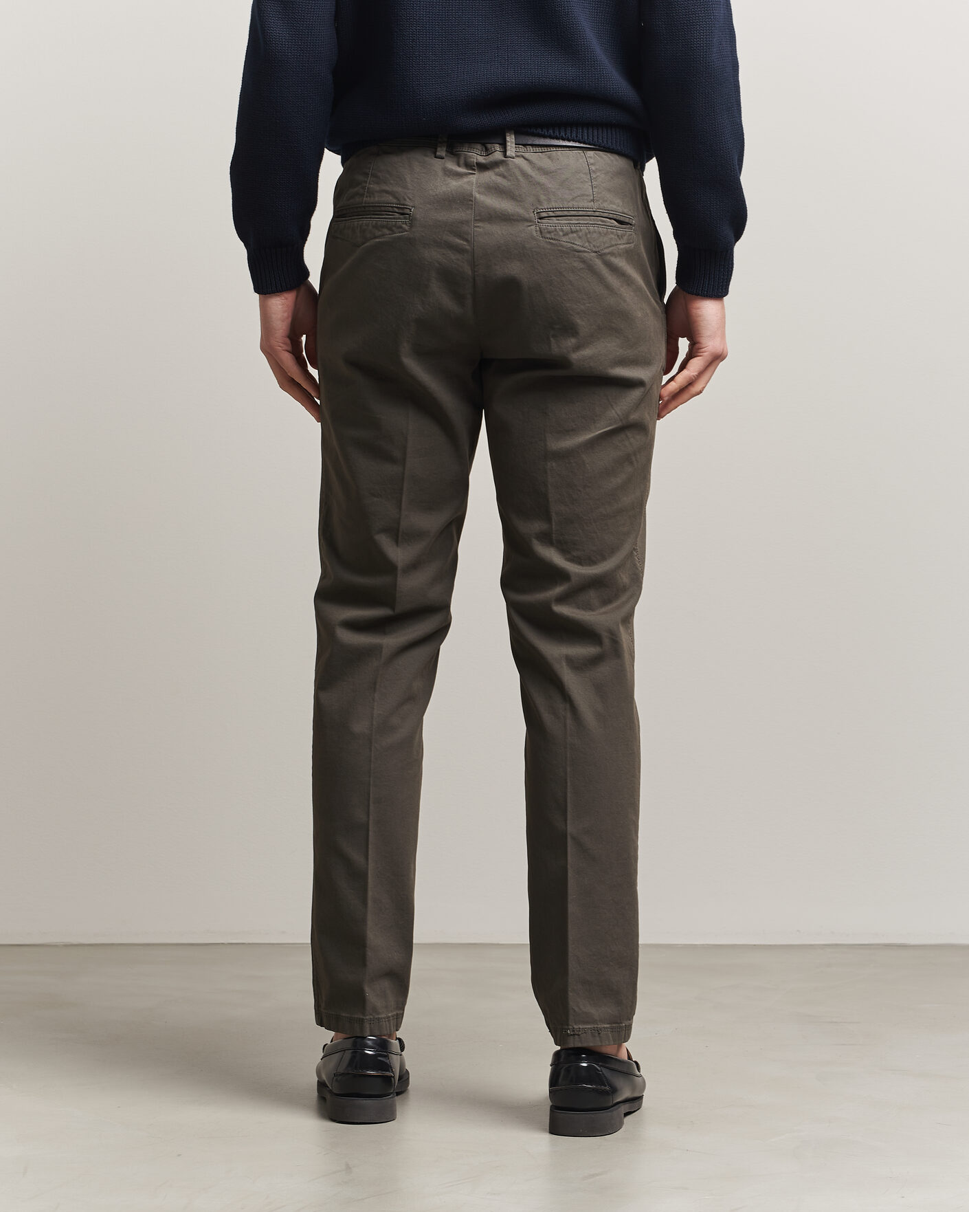 Herren | Hosen | Oscar Jacobson | Danik Cotton Trousers Olive