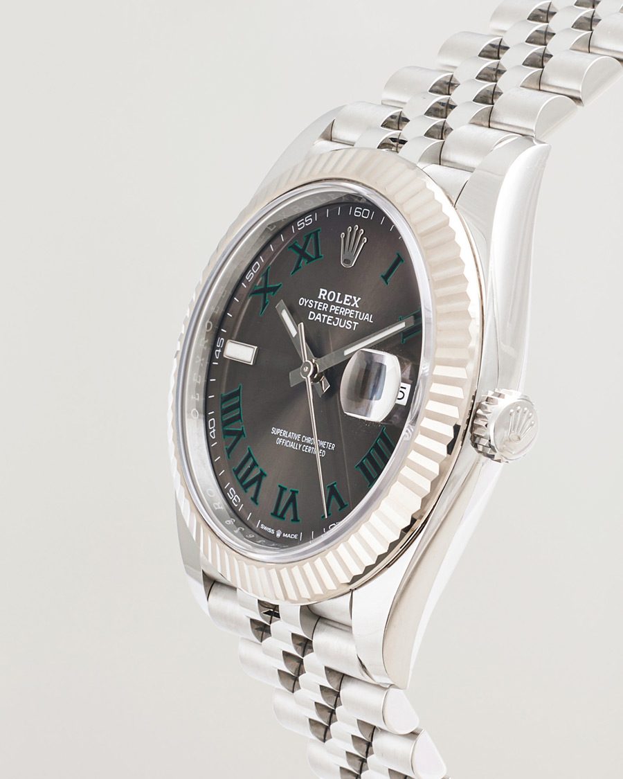 Herren | Pre-Owned & Vintage Watches | Rolex Pre-Owned | Datejust 41 Wimbledon