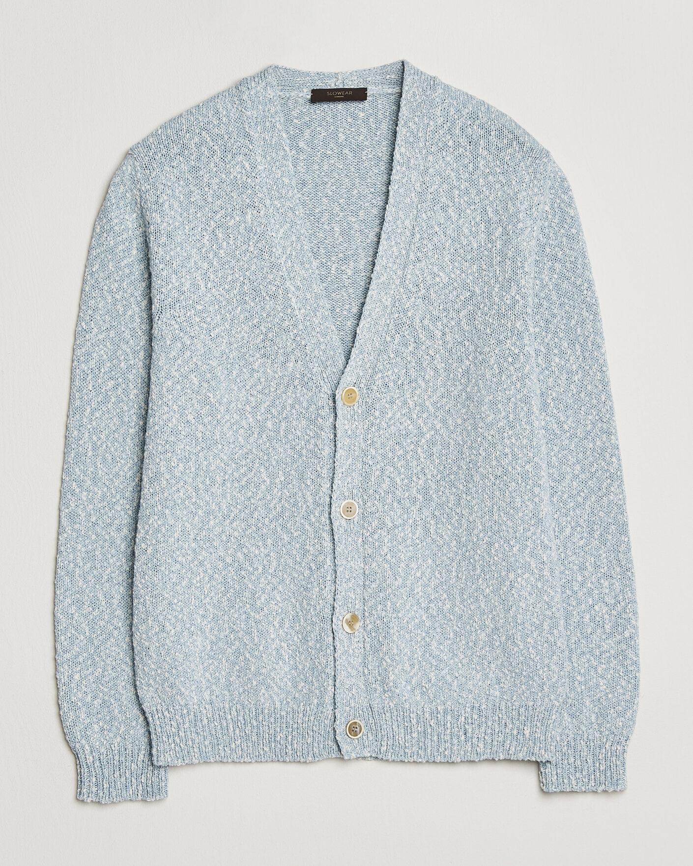 Herren | Pullover | Zanone | Mouline Cardigan Sky Blue