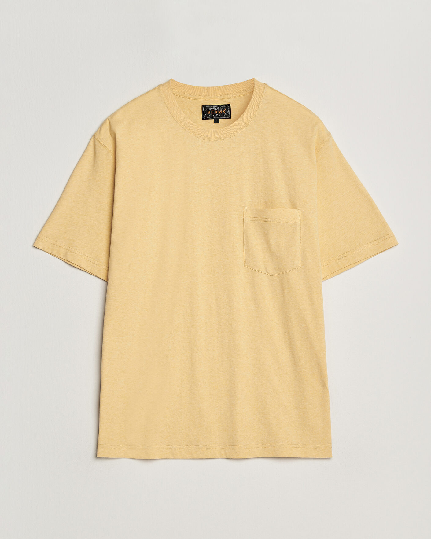 Herren | T-Shirts | BEAMS PLUS | Pocket Tee Yellow