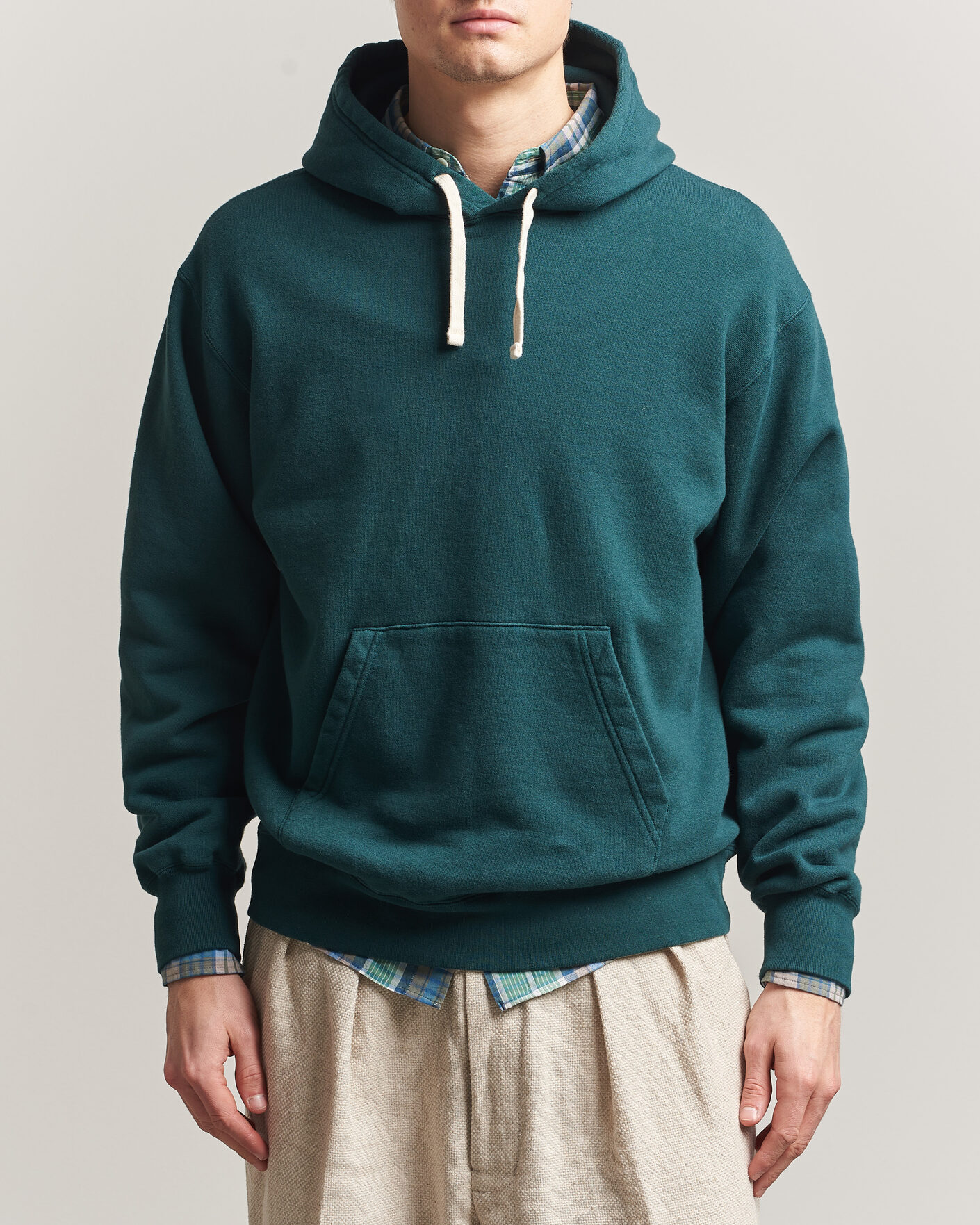 Herren | Pullover | BEAMS PLUS | Hooded Sweat Pullover Dark Green