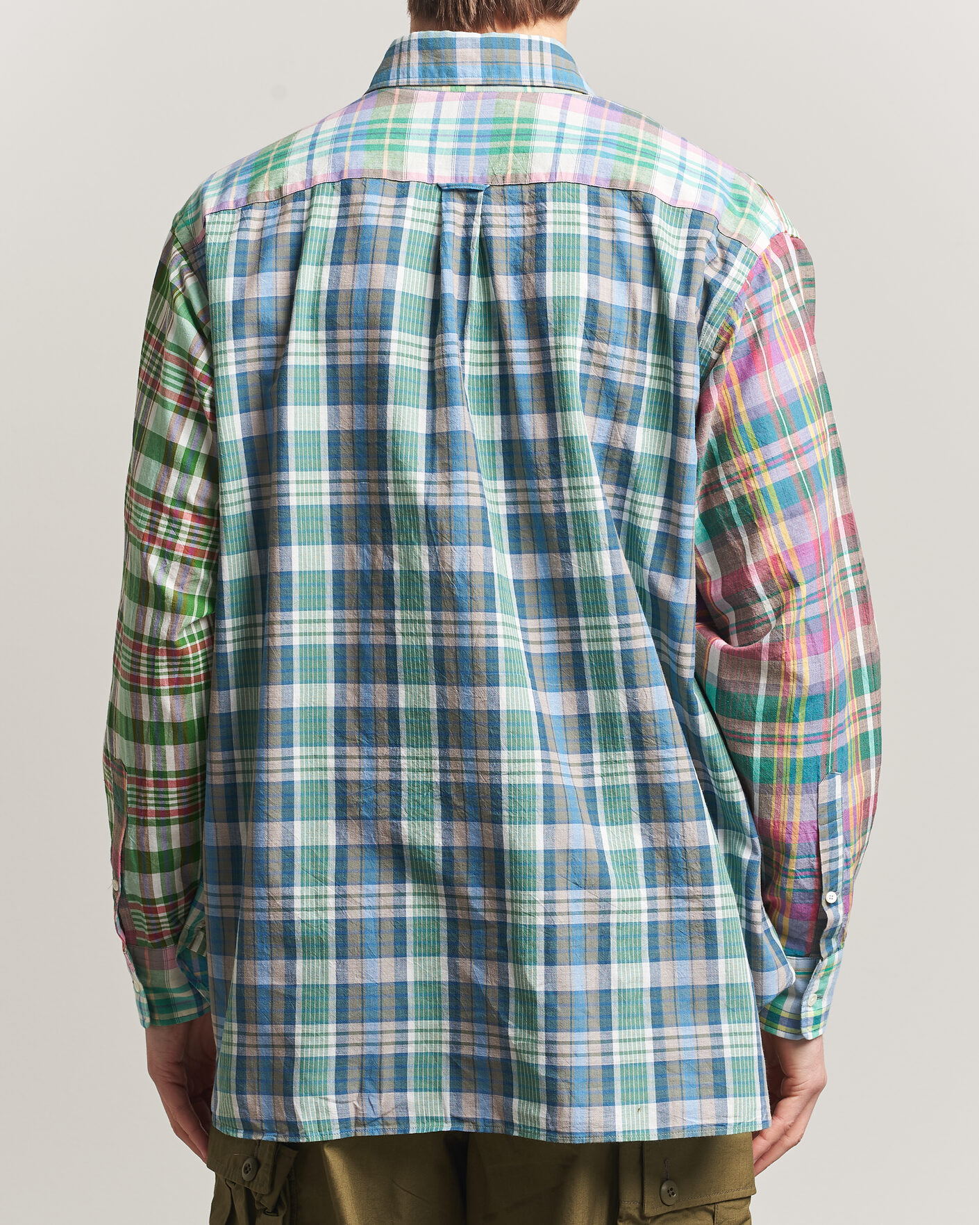 Herren | Hemden | BEAMS PLUS | Patchwork Madras Shirt Multicolour