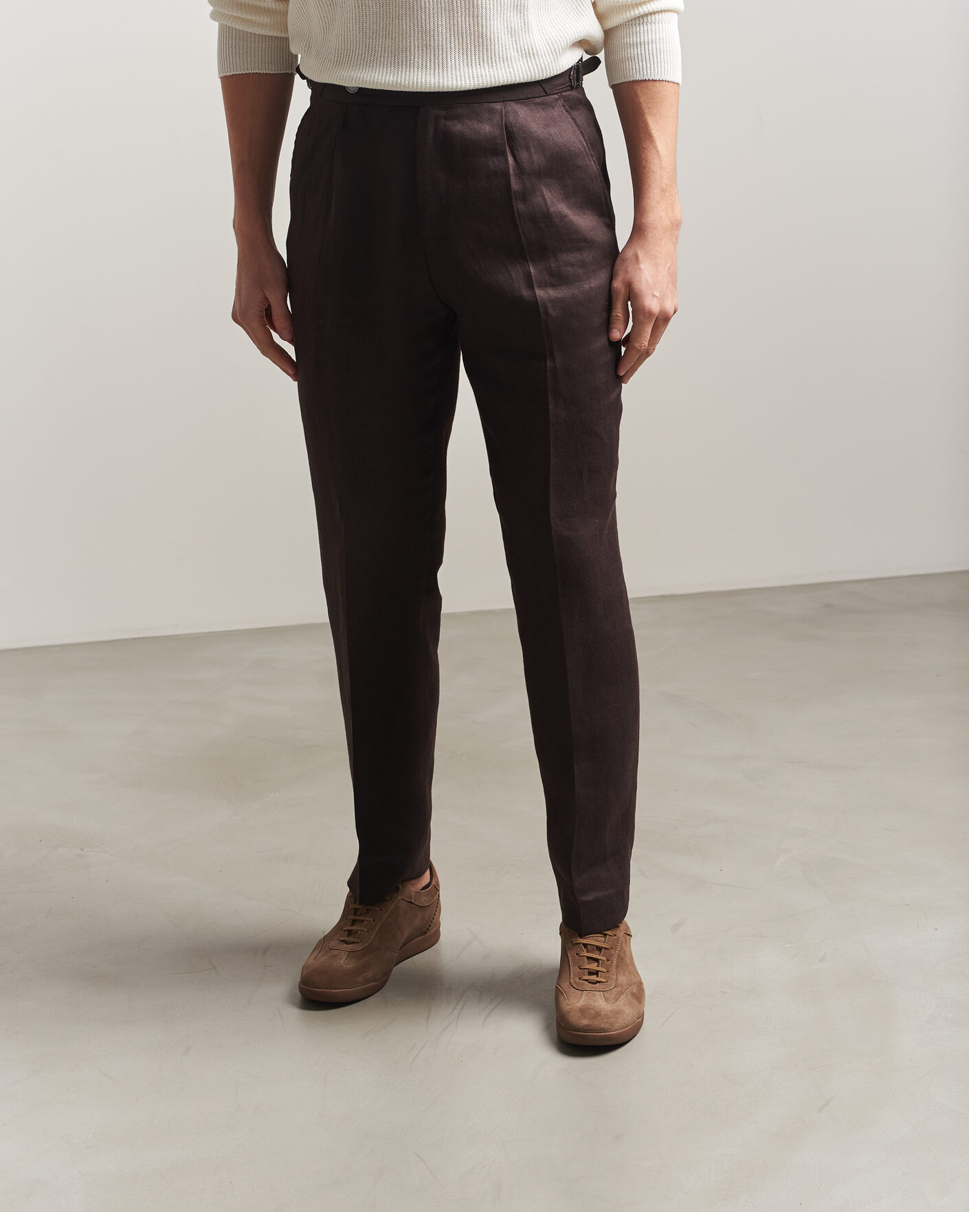 Herren | Sneaker | Loake Shoemakers | Mayfair Suede Dress Sneaker Flint