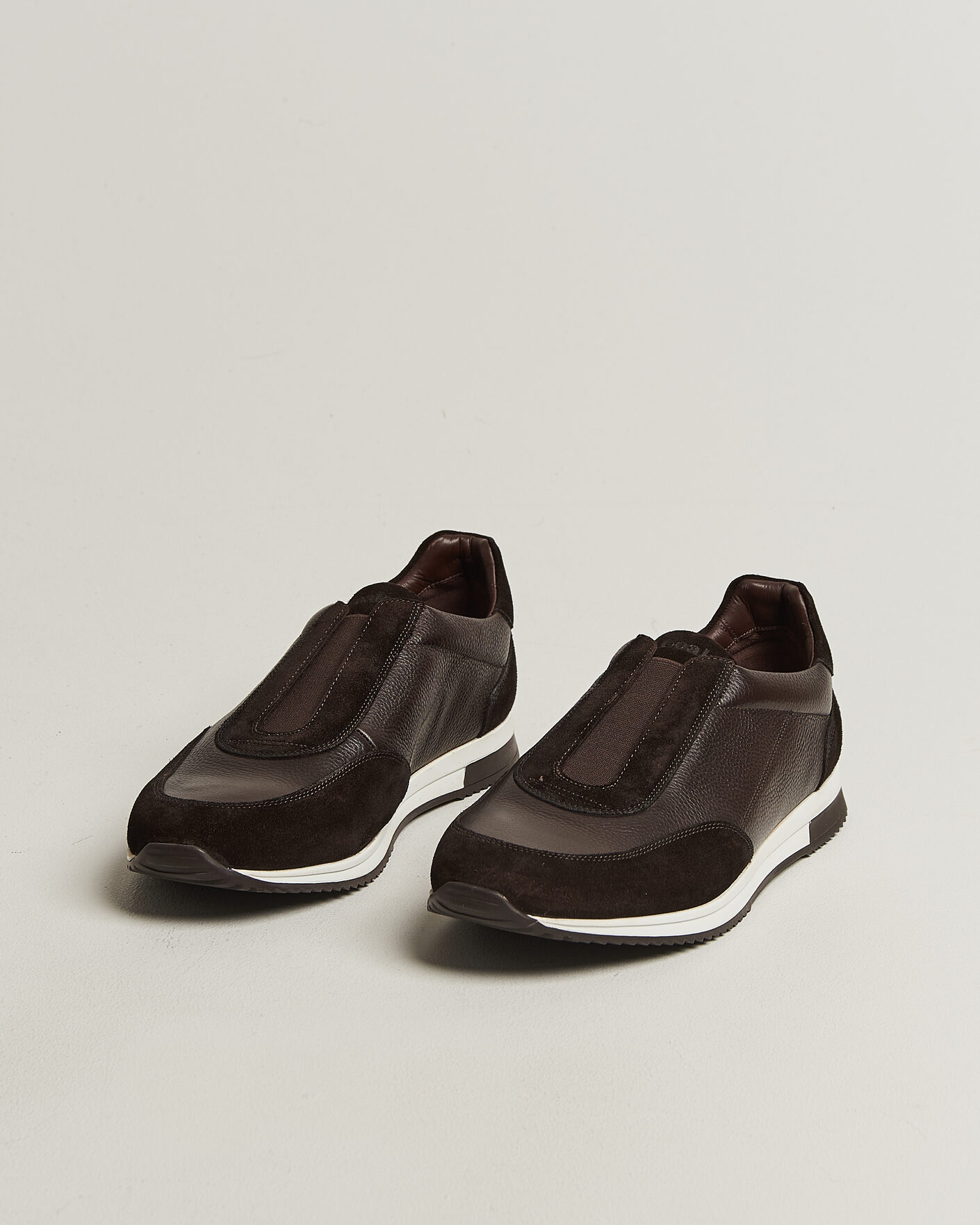Herren | Sneaker | Loake 1880 | Ballantyne Suede/Leather Sneaker Dark Brown