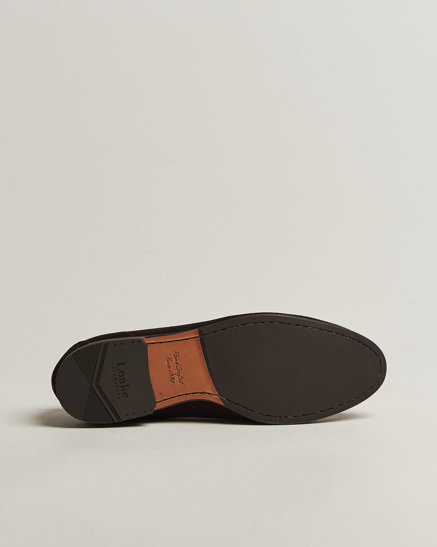 Herren | Loafer | Loake 1880 | Belgrave Suede Belgian Loafer Dark Brown