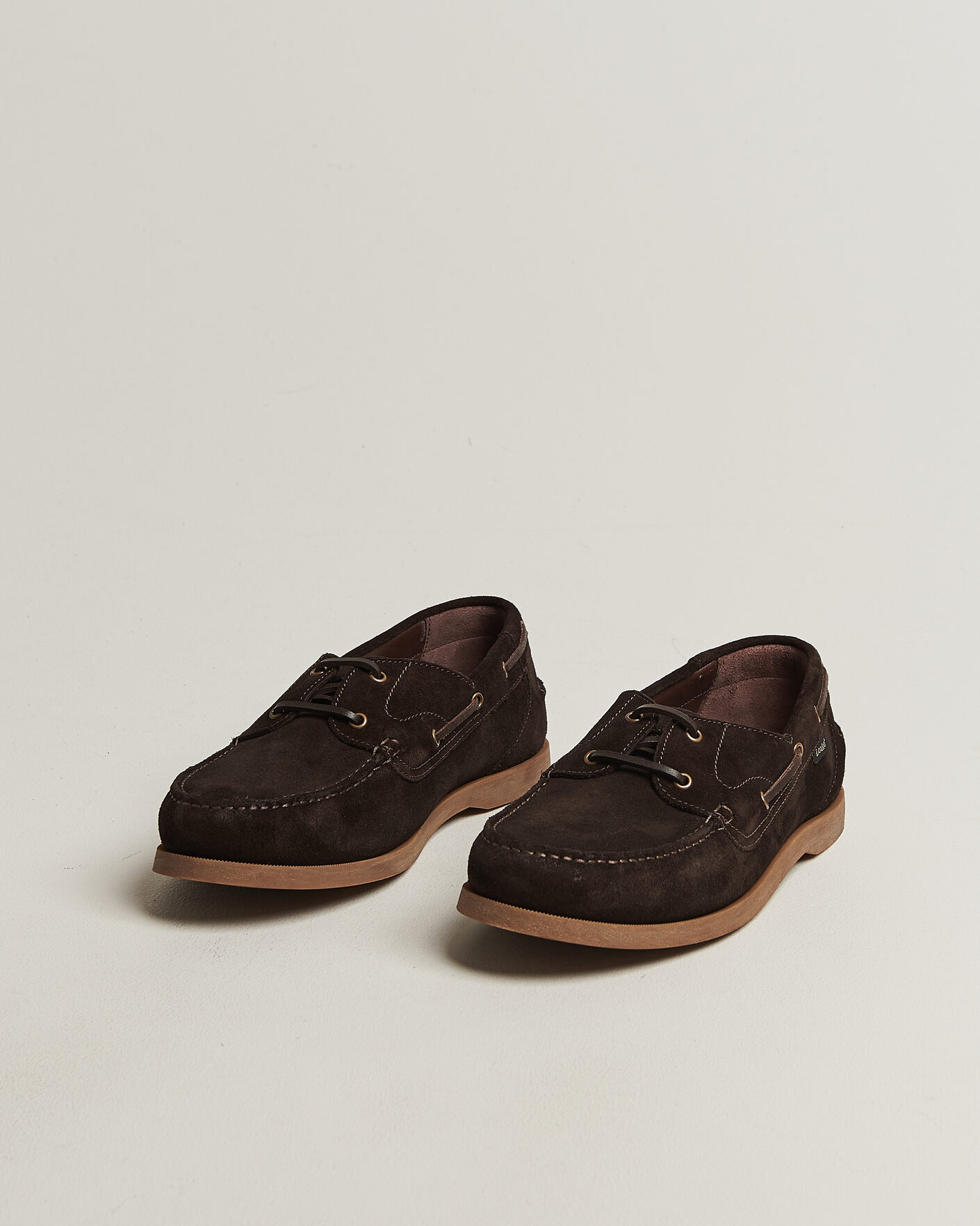 Herren | Segelschuhe | Loake 1880 | Padstow Suede Boat Shoe Dark Brown