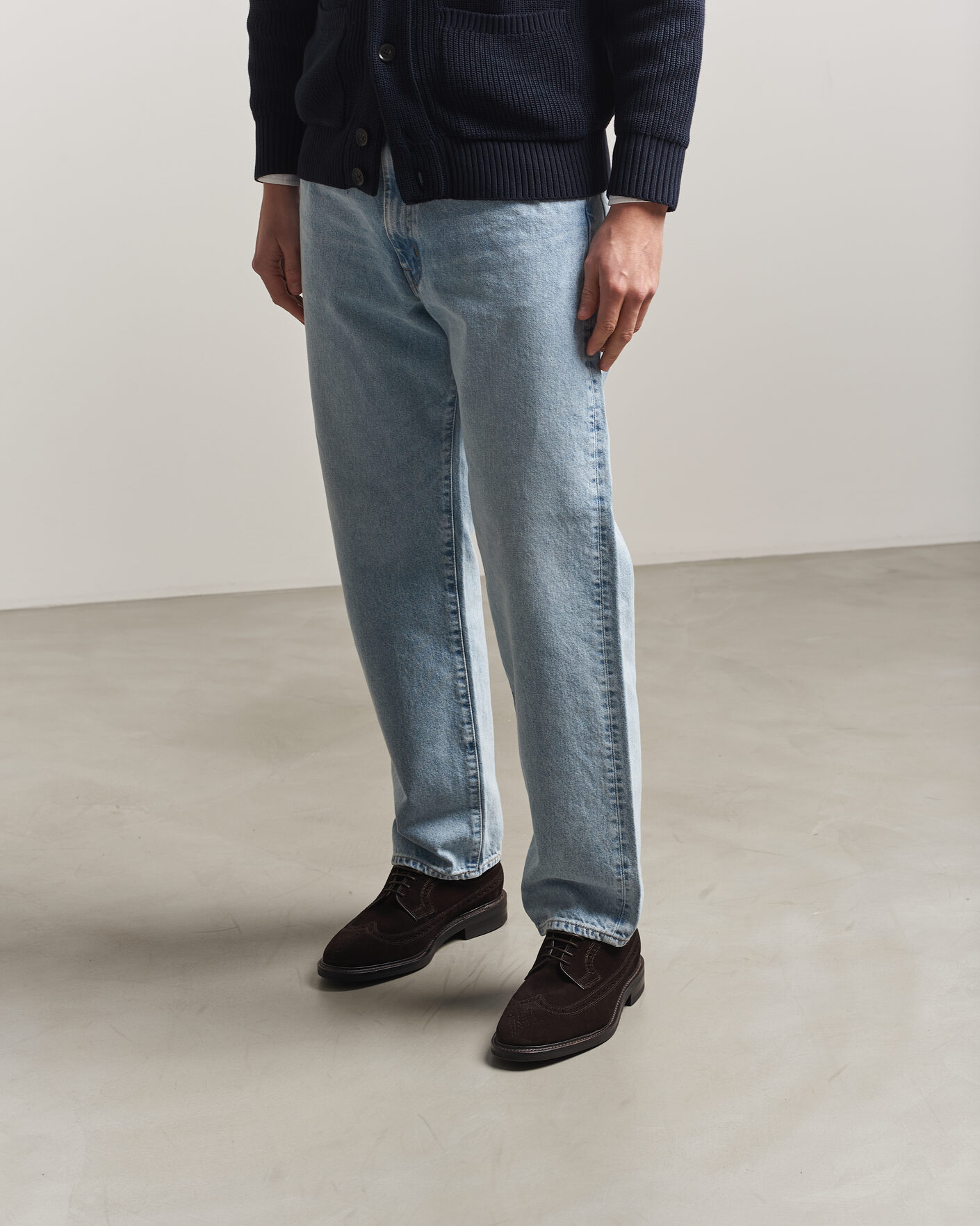 Herren | Derby | Loake Shoemakers | Sovereign Longwing Suede Derby Dark Brown