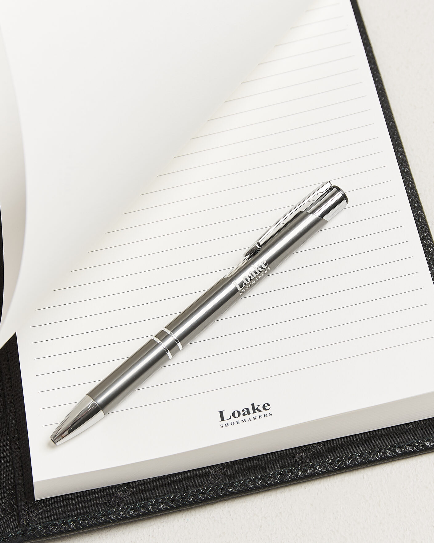 Herren | Notizbücher | Loake Shoemakers | Savoy Grain Leather Notebook Black