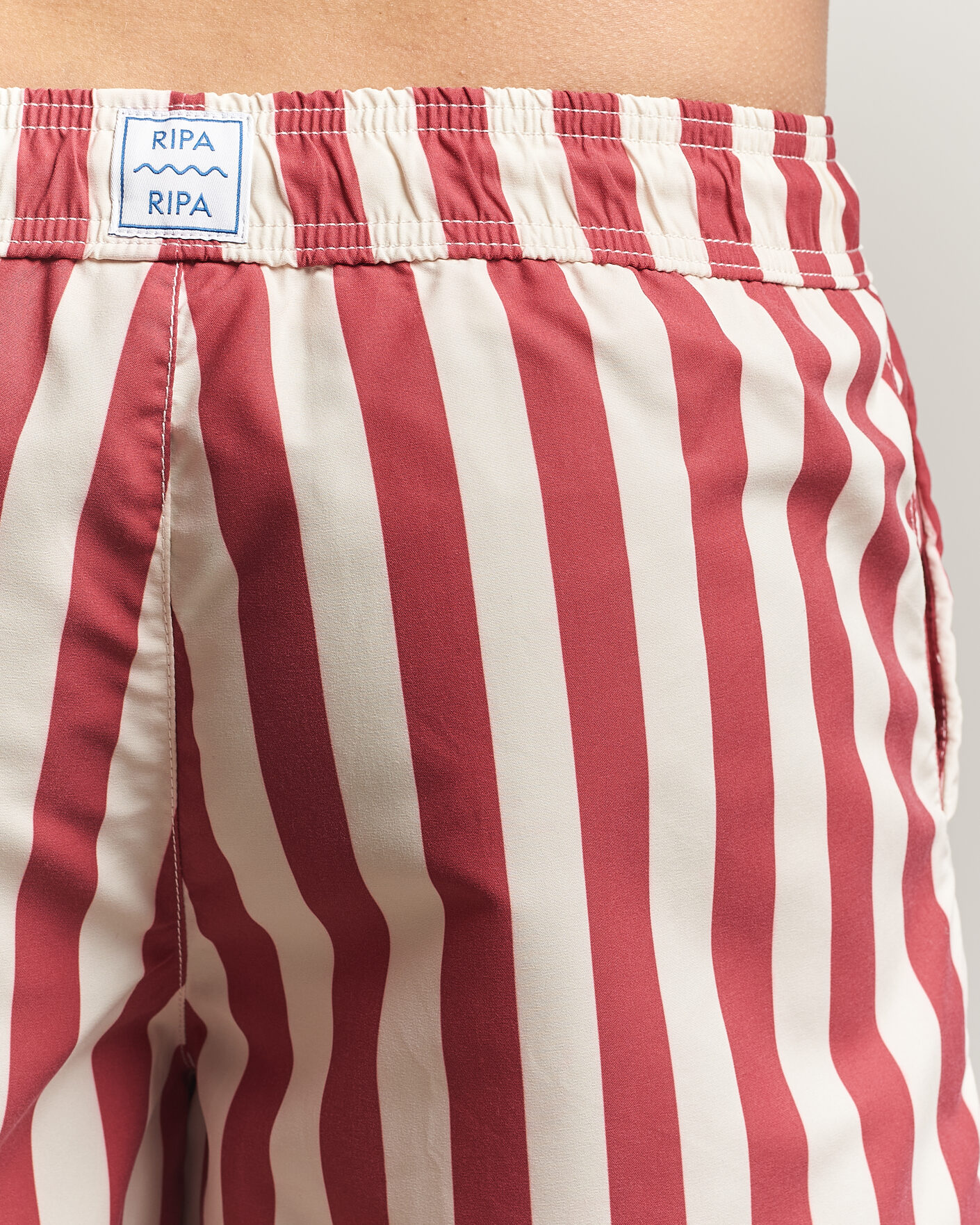Herren | Ripa Ripa Paraggi Striped Swimshorts Red | Ripa Ripa | Paraggi Striped Swimshorts Red