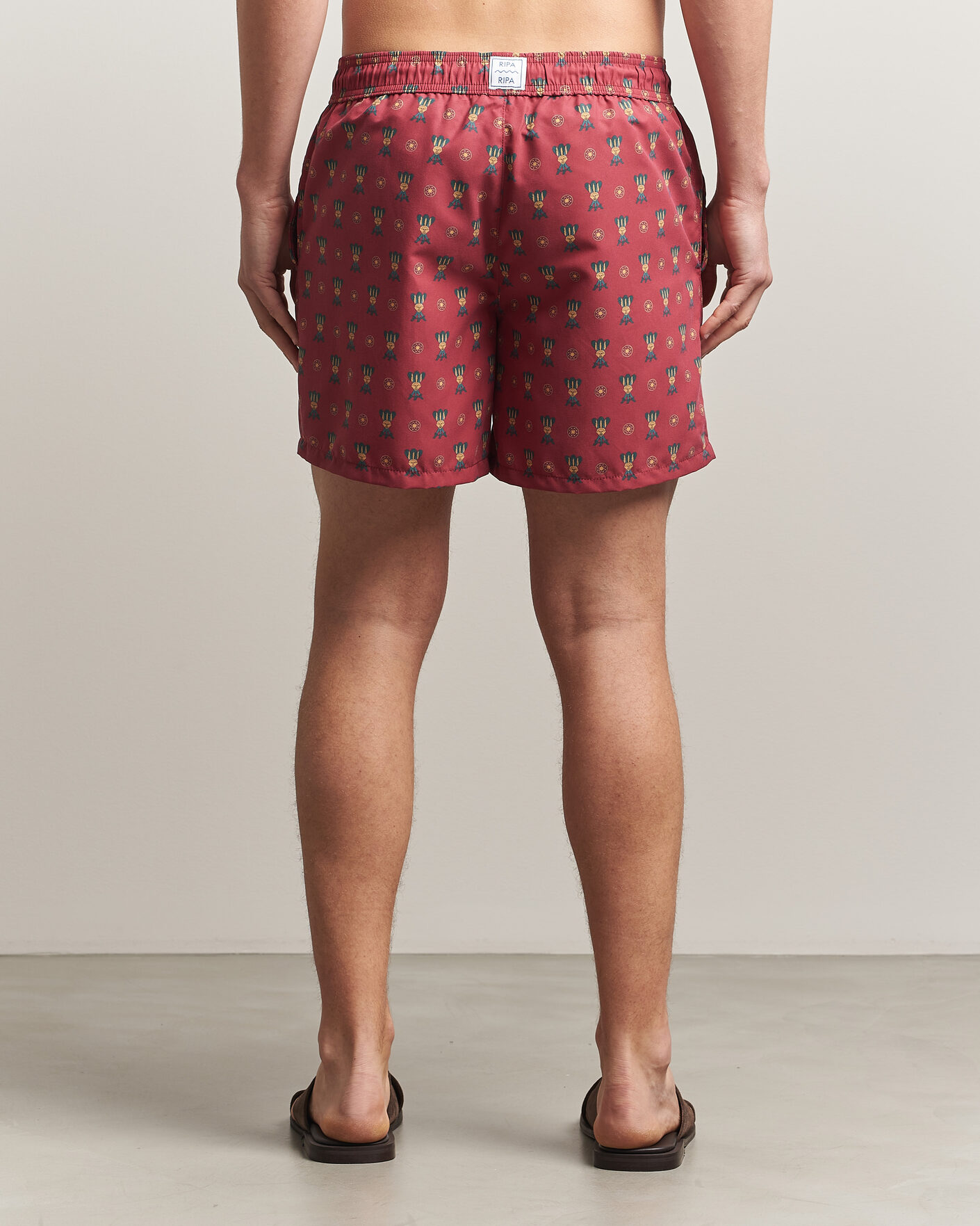 Herren | Badehosen | Ripa Ripa | Printed Swimshorts Red