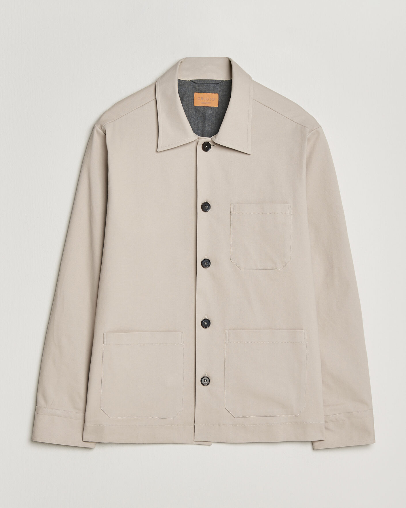 Herren | Jacken | Grigio | Cotton Chore Jacket Beige
