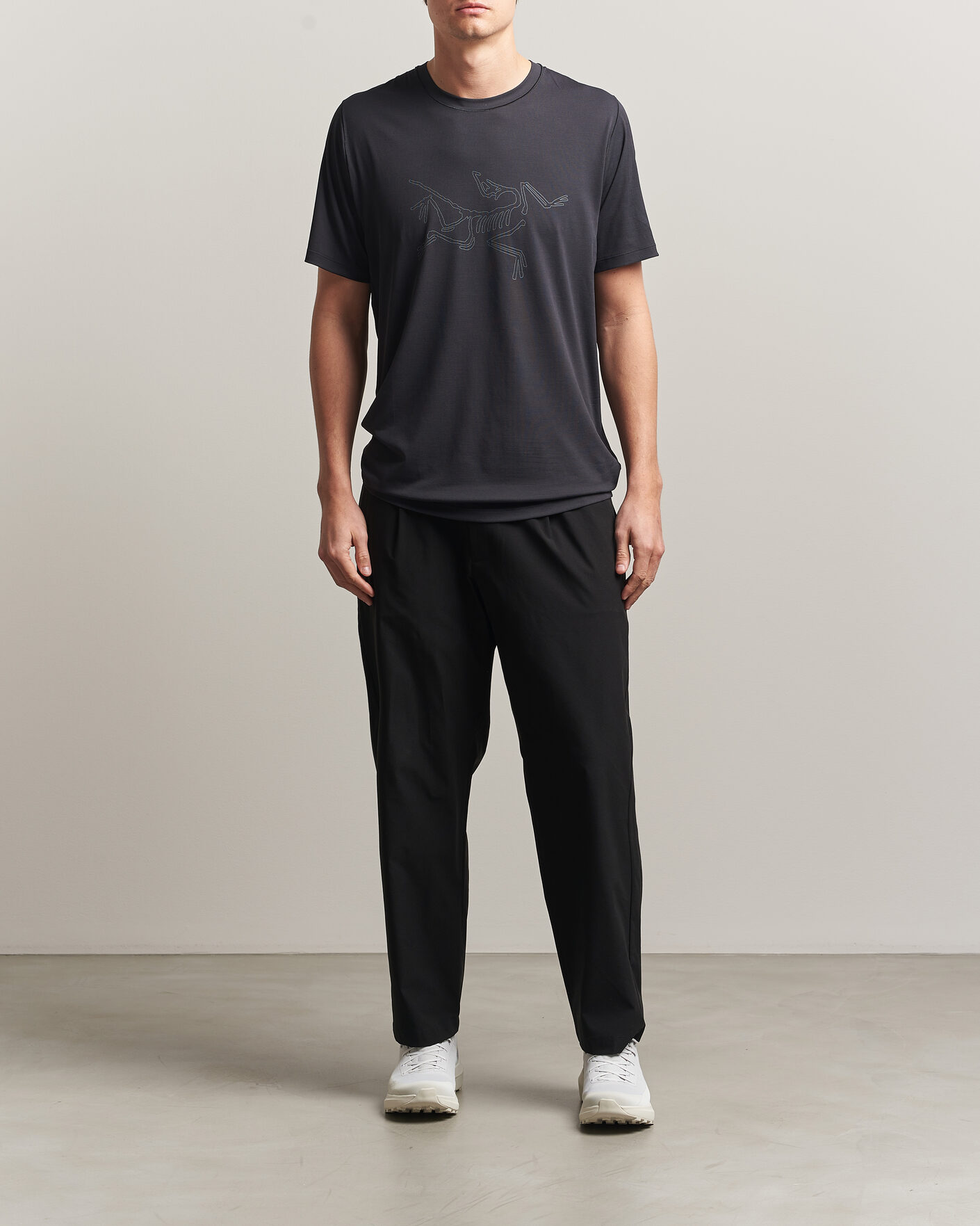Herren | T-Shirts | Arc'teryx | Cormac Bird Logo Crew Neck T-Shirt Black