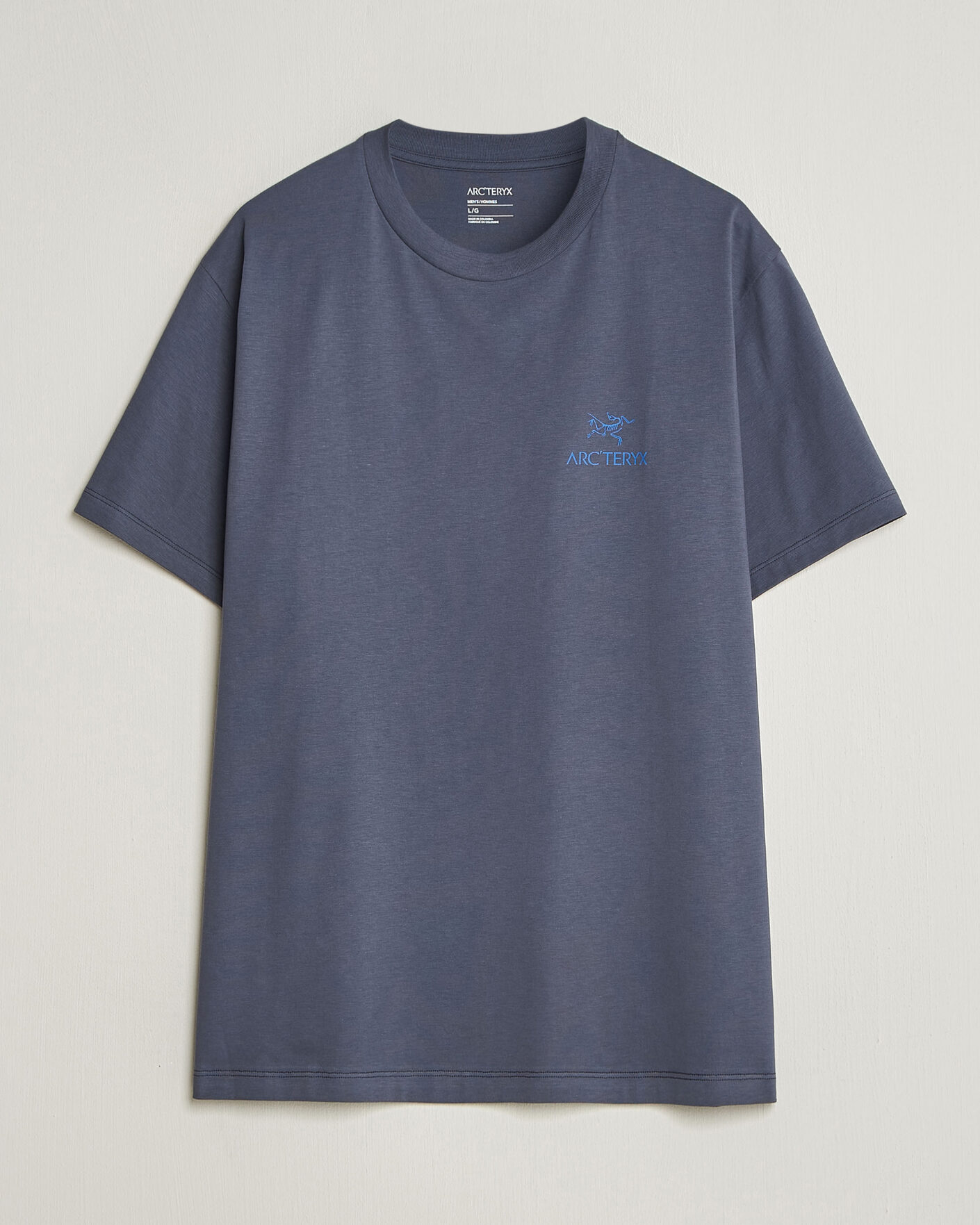 Herren | T-Shirts | Arc'teryx | Kragg Cotton Bird Word T-Shirt Dark Stratus