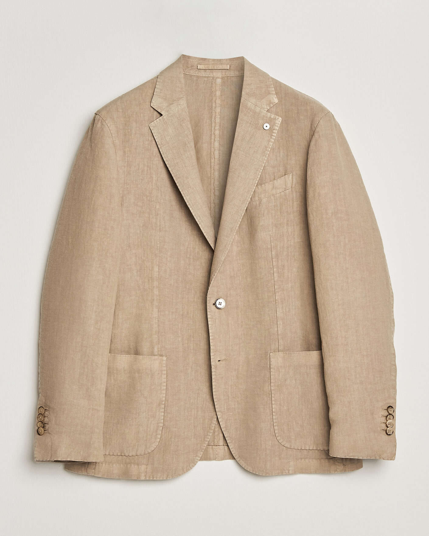 Herren | Sakkos | L.B.M. 1911 | Jack Regular Fit Linen Blazer Taupe
