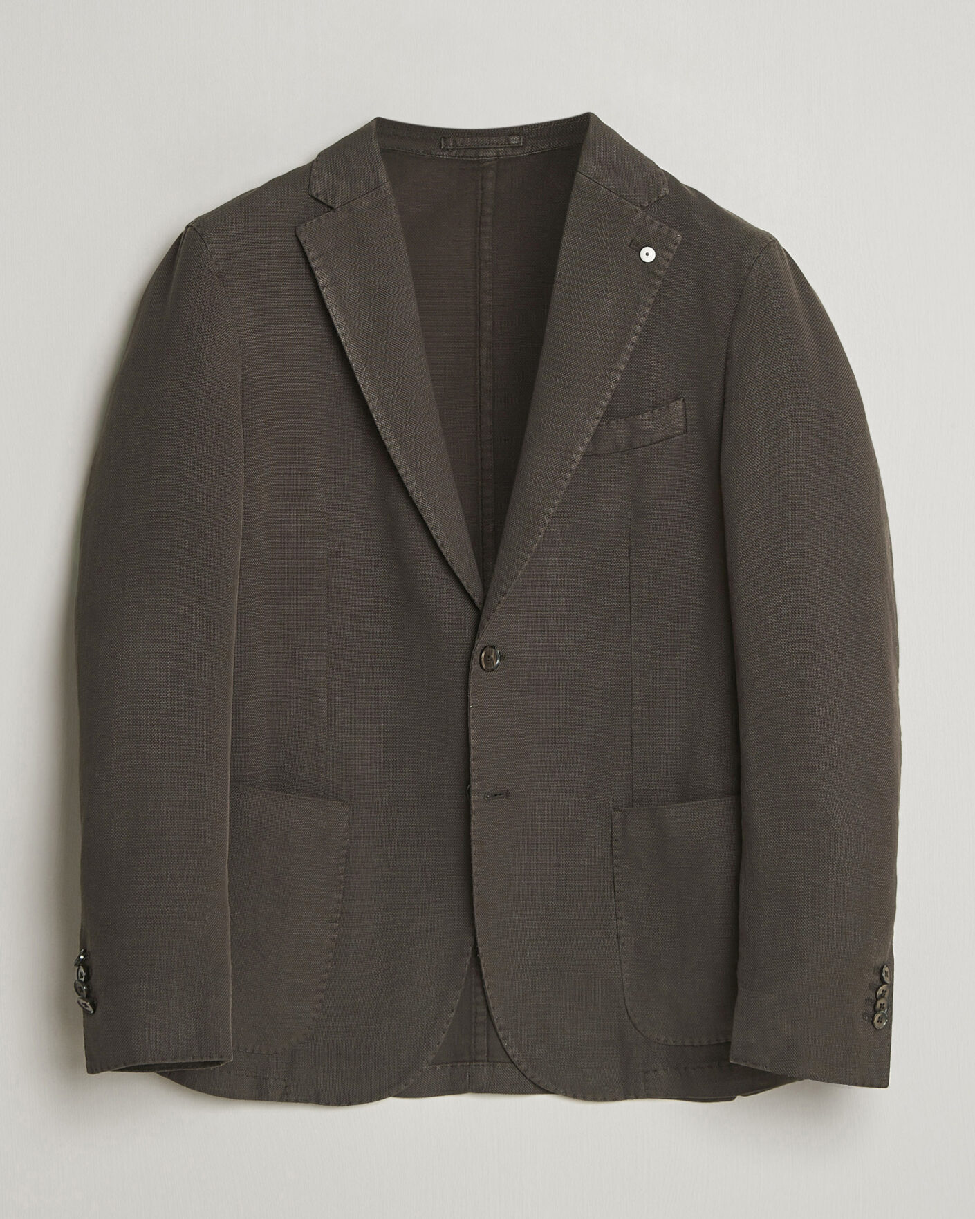 Herren | Sakkos | L.B.M. 1911 | Jack Regular Fit Structured Cotton Blazer Brown