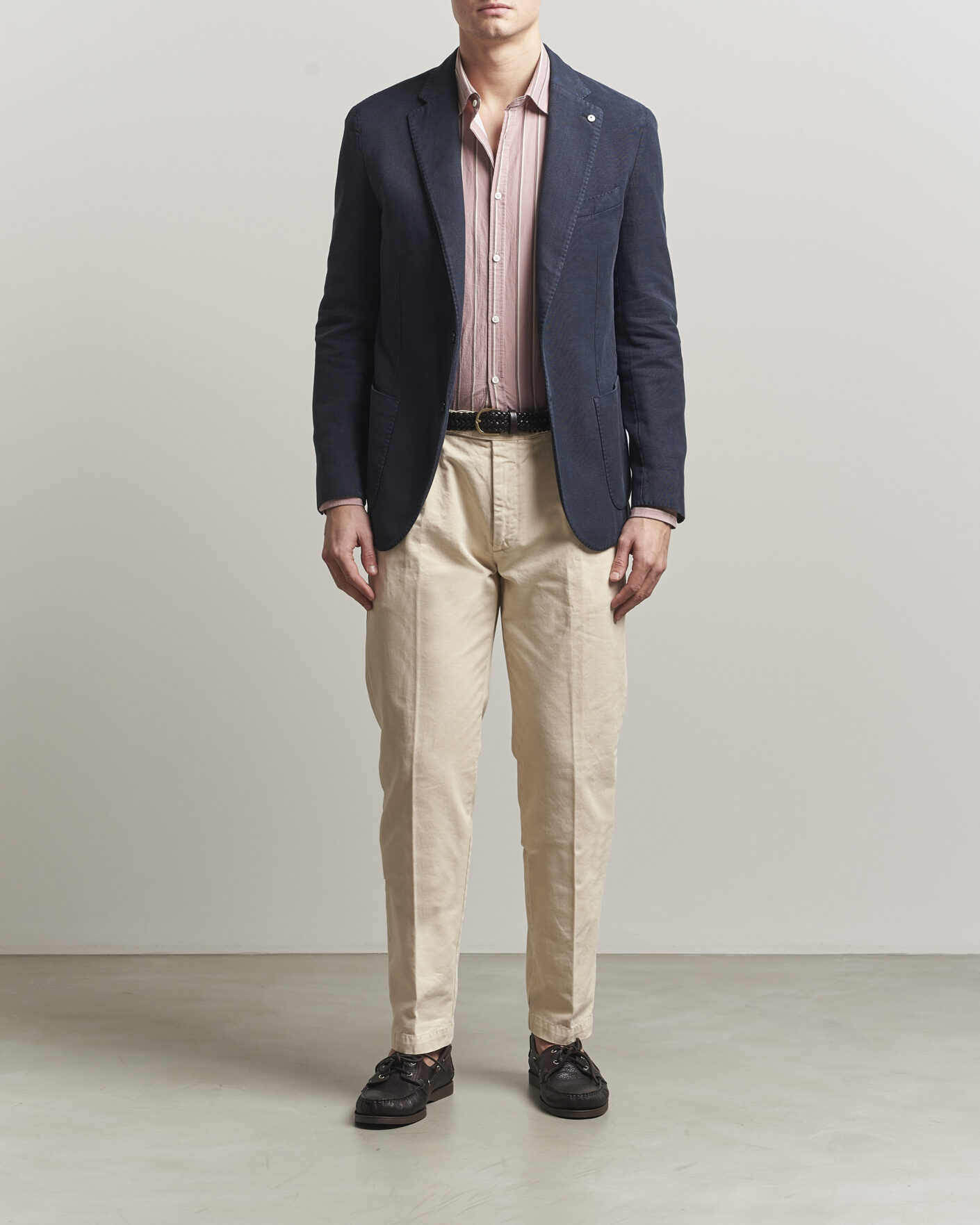 Herren | Sakkos | L.B.M. 1911 | Jack Regular Fit Structured Cotton Blazer Navy