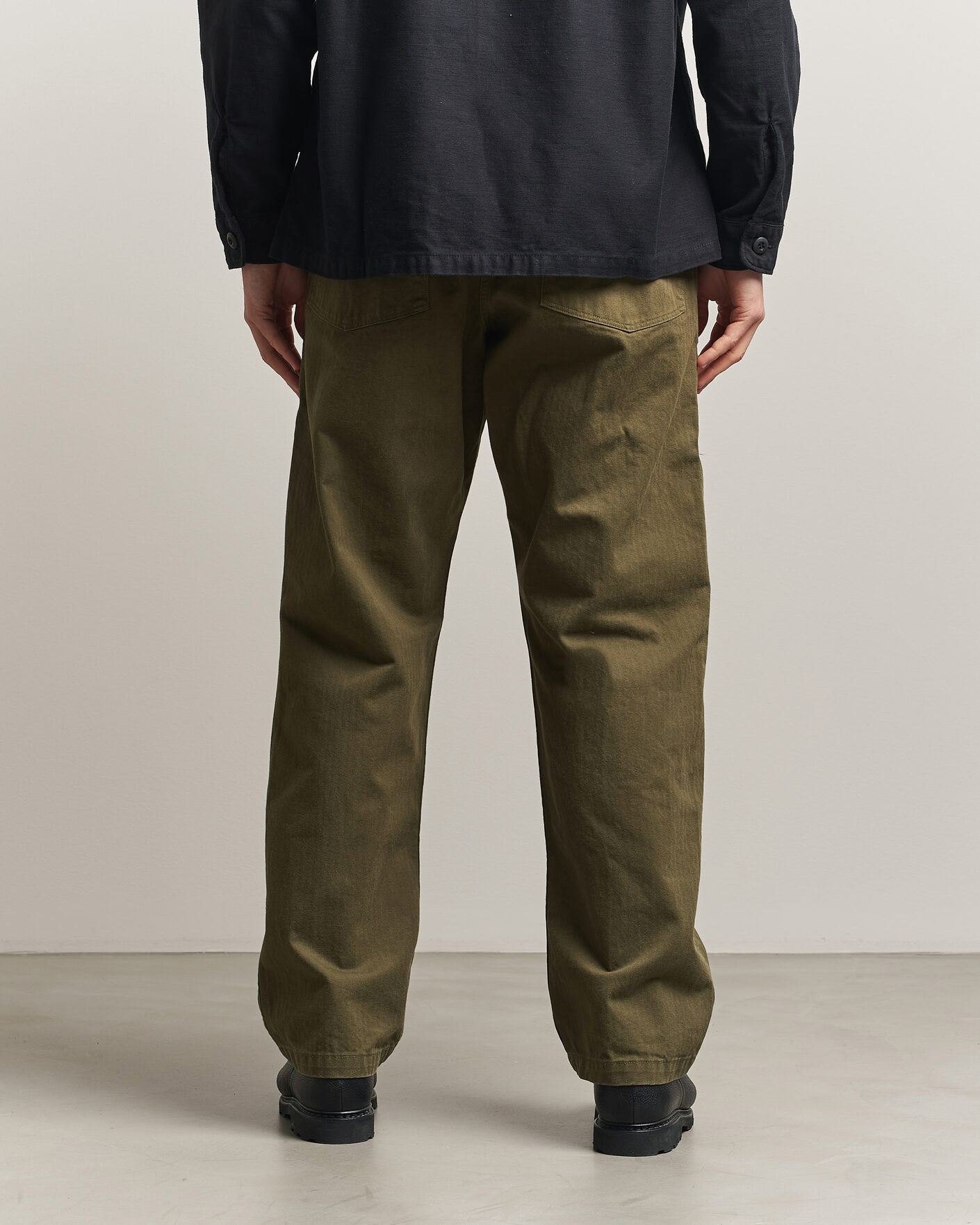 Herren | Hosen | orSlow | Vintage Fit Herringbone Fatigue Pants Army Green