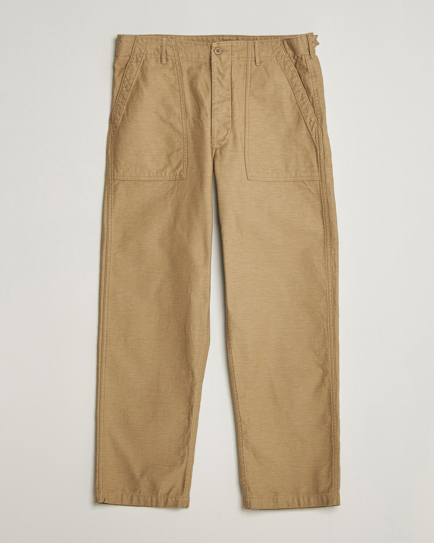 Herren | Hosen | orSlow | Regular Fit Original Sateen Fatigue Pants Sand Beige
