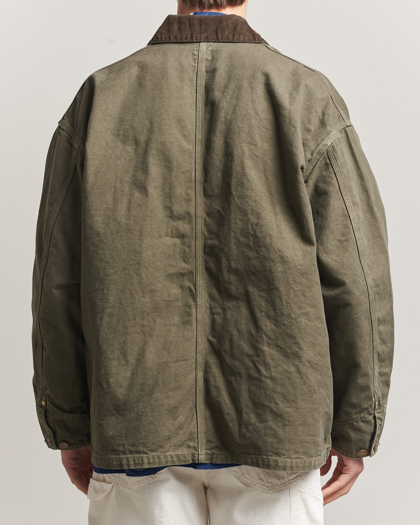 Herren | Jacken | orSlow | Oxford Coverall Chore Jacket Army Green