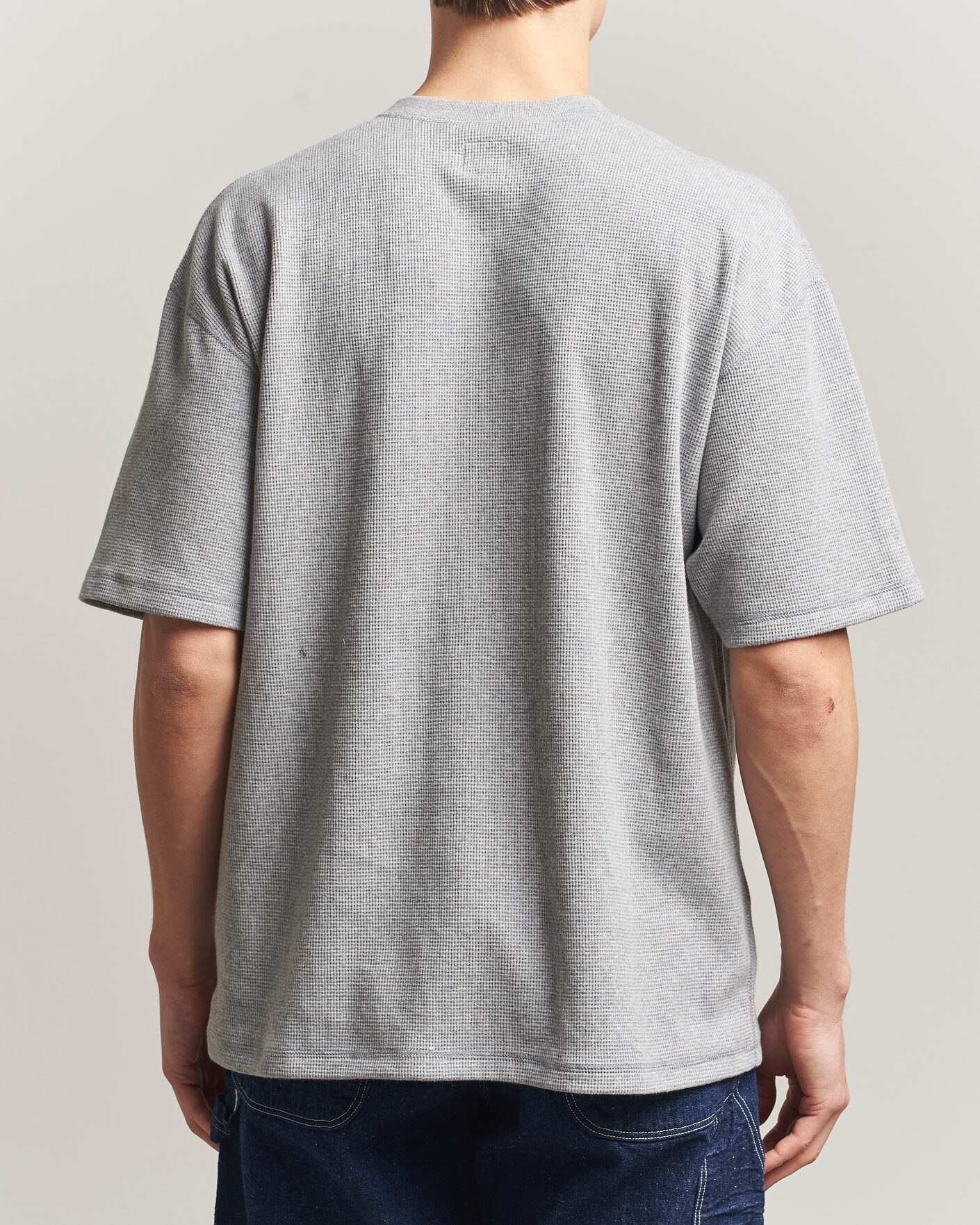 Herren | T-Shirts | orSlow | Waffle Cotton T-Shirt Heather Gray