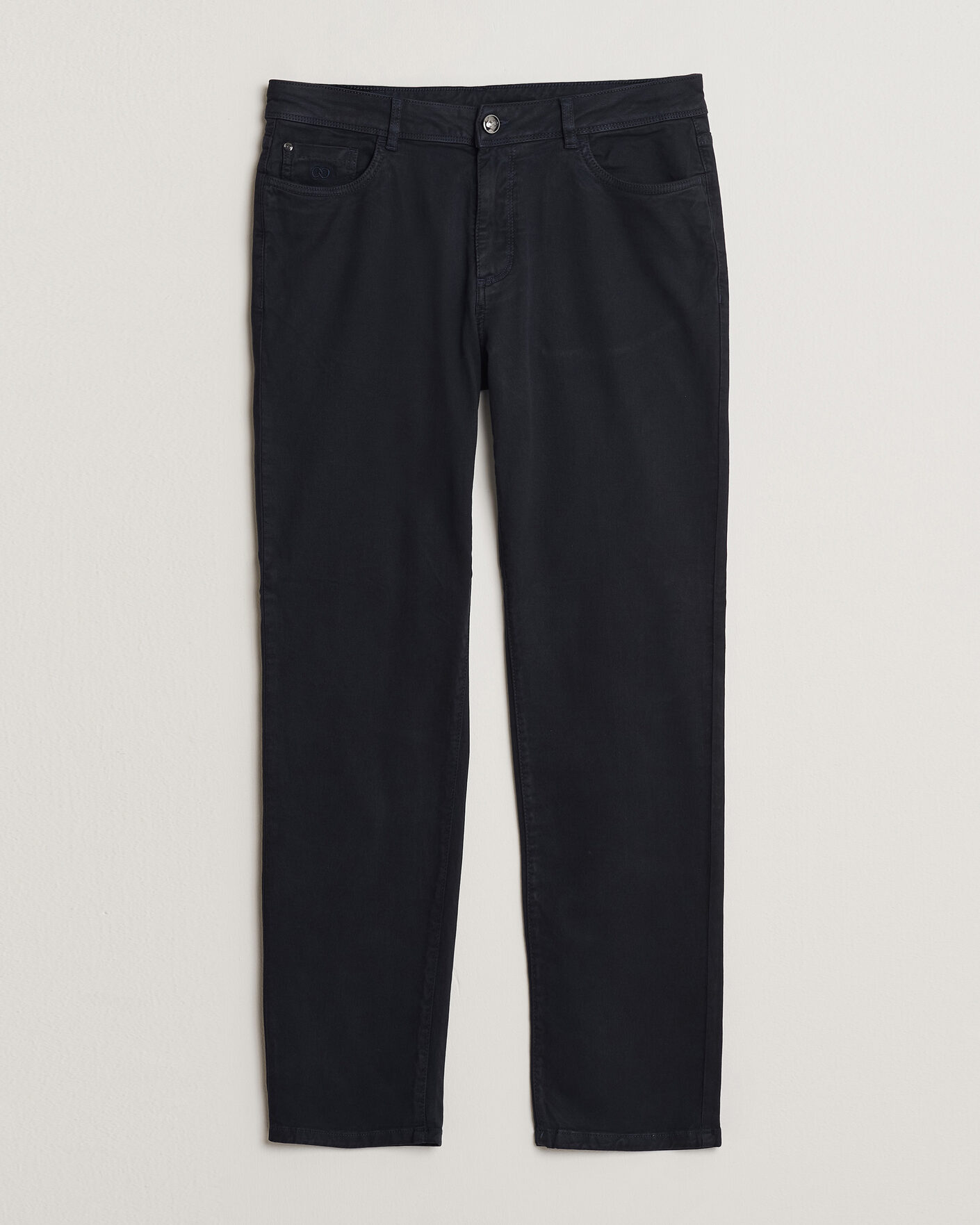 Herren | Hosen | Oscar Jacobson | Slim Fit 5-Pocket Chino  Navy