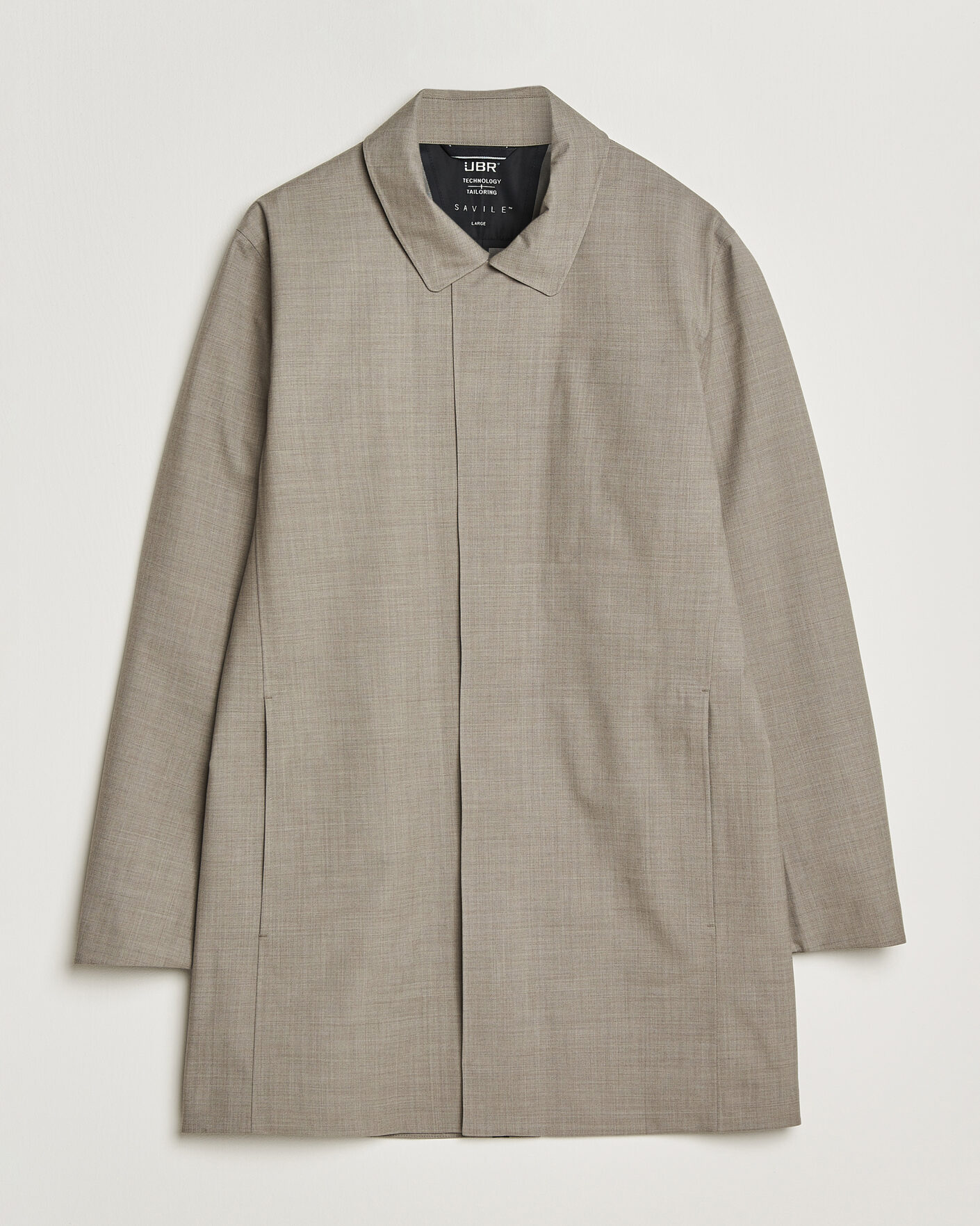 Herren | Jacken | UBR | Sky Fall Savile Wool Waterproof Coat Sand