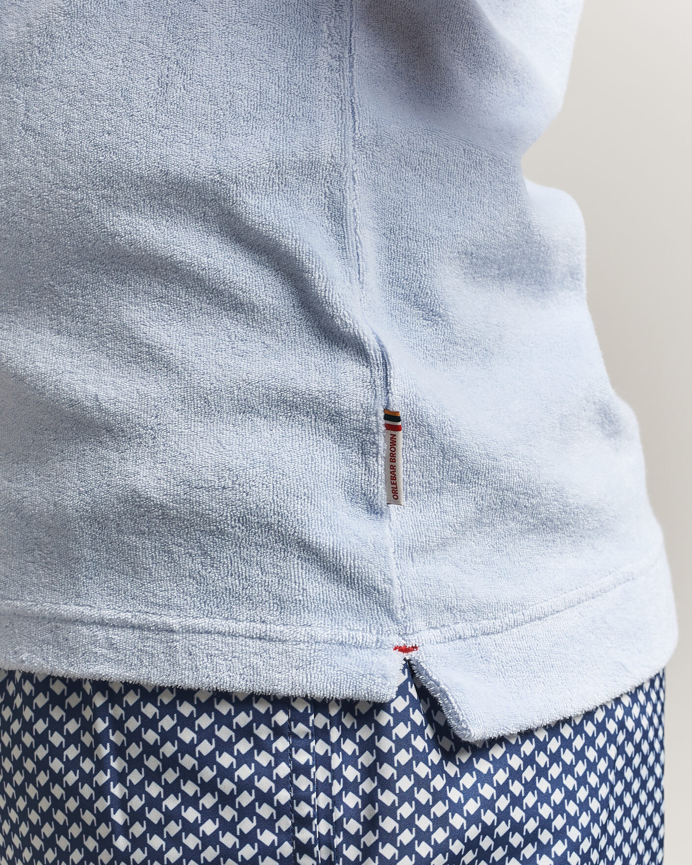 Herren | Poloshirts | Orlebar Brown | Terry Polo Surfside Blue