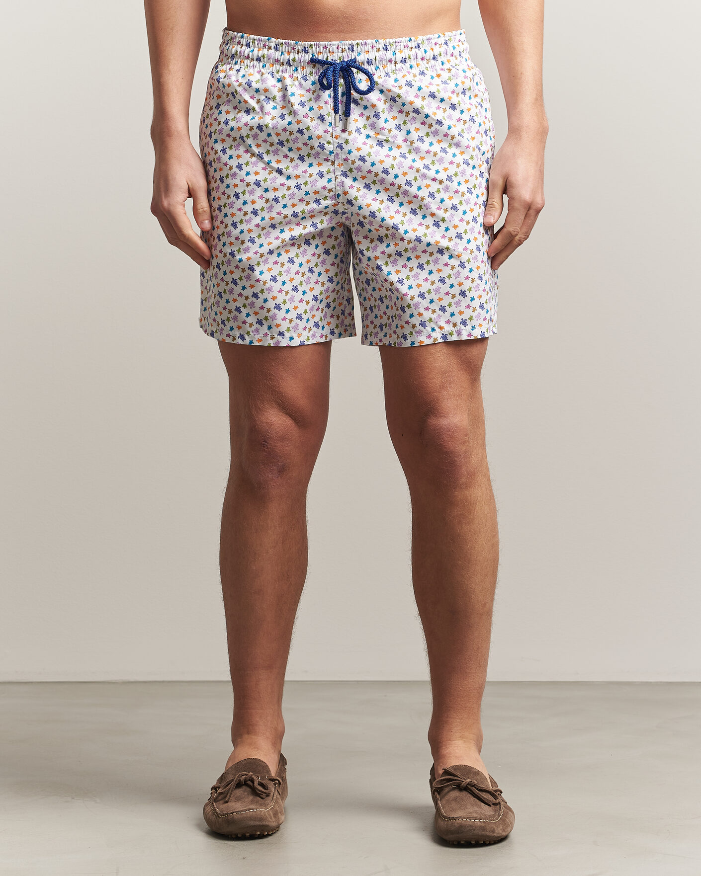 Herren | Badehosen | Vilebrequin | Moorea Swimshorts Blanc