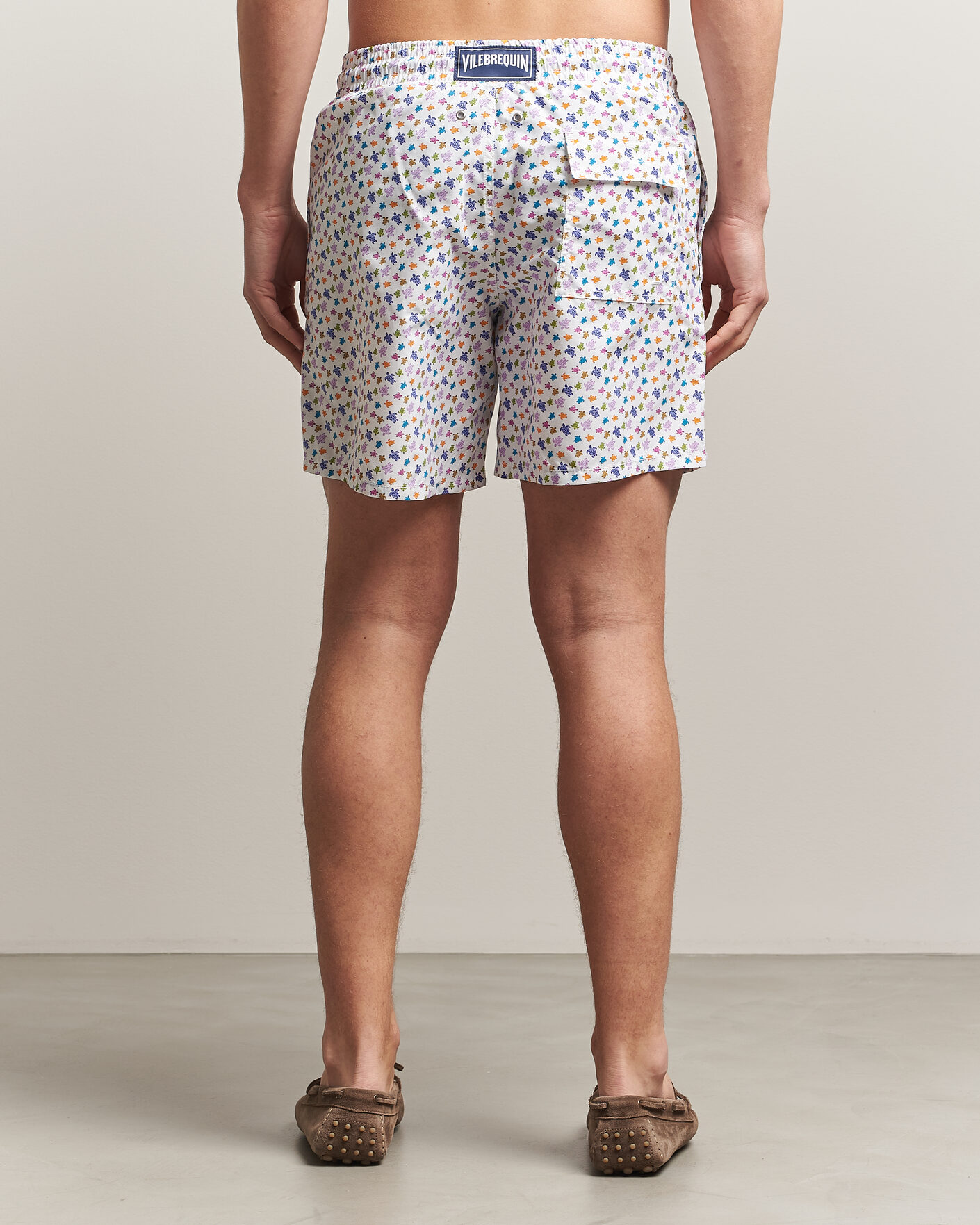 Herren | Badehosen | Vilebrequin | Moorea Swimshorts Blanc