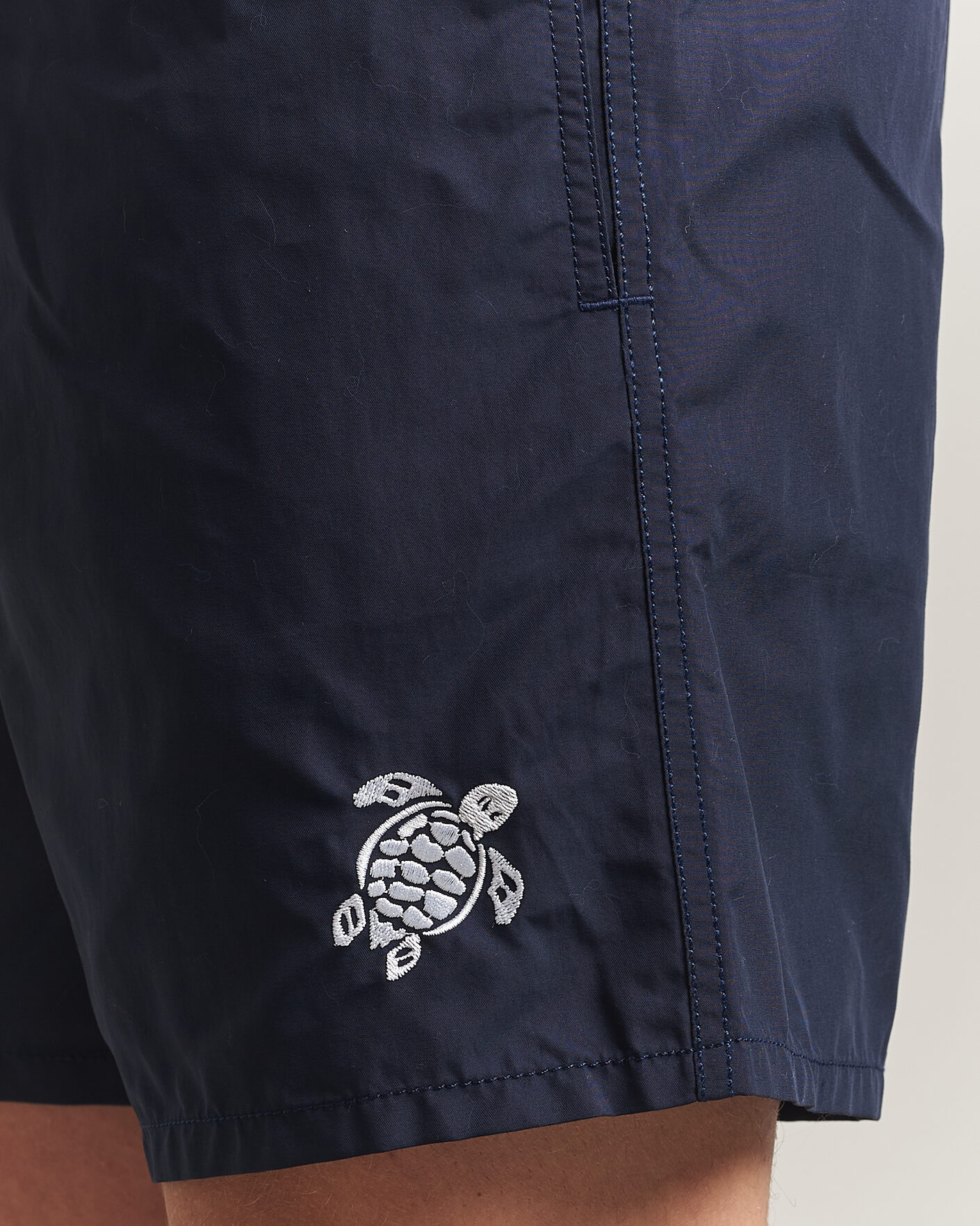 Herren | Badehosen | Vilebrequin | Moka Swimshorts Marine/Blanc