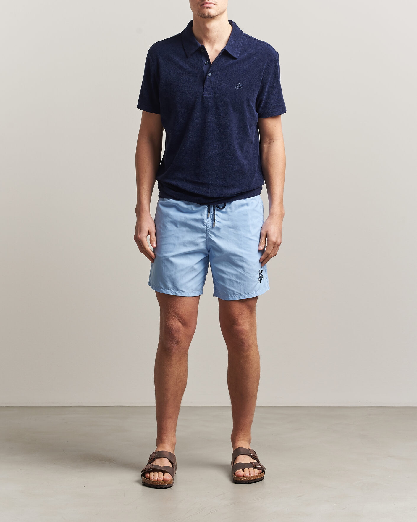 Herren | Badehosen | Vilebrequin | Moka Swimshorts Fleur De Lin