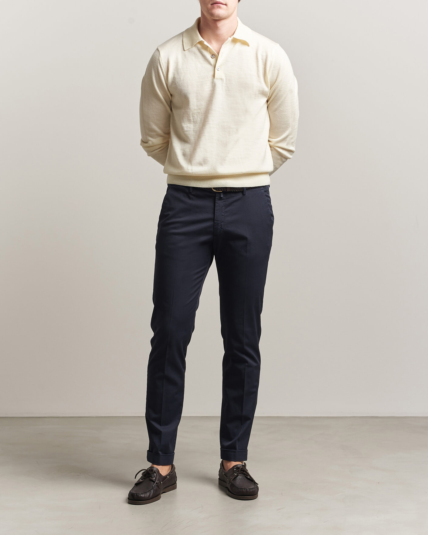 Herren | Hosen | Briglia 1949 | Slim Fit Cotton Chinos Navy