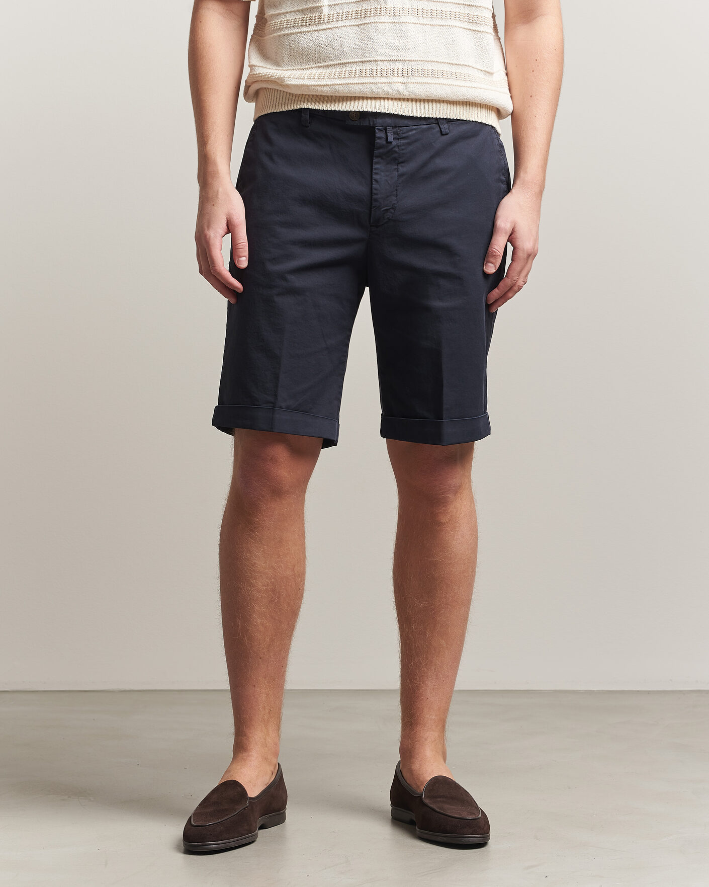 Herren | Shorts | Briglia 1949 | Cotton Stretch Shorts Navy