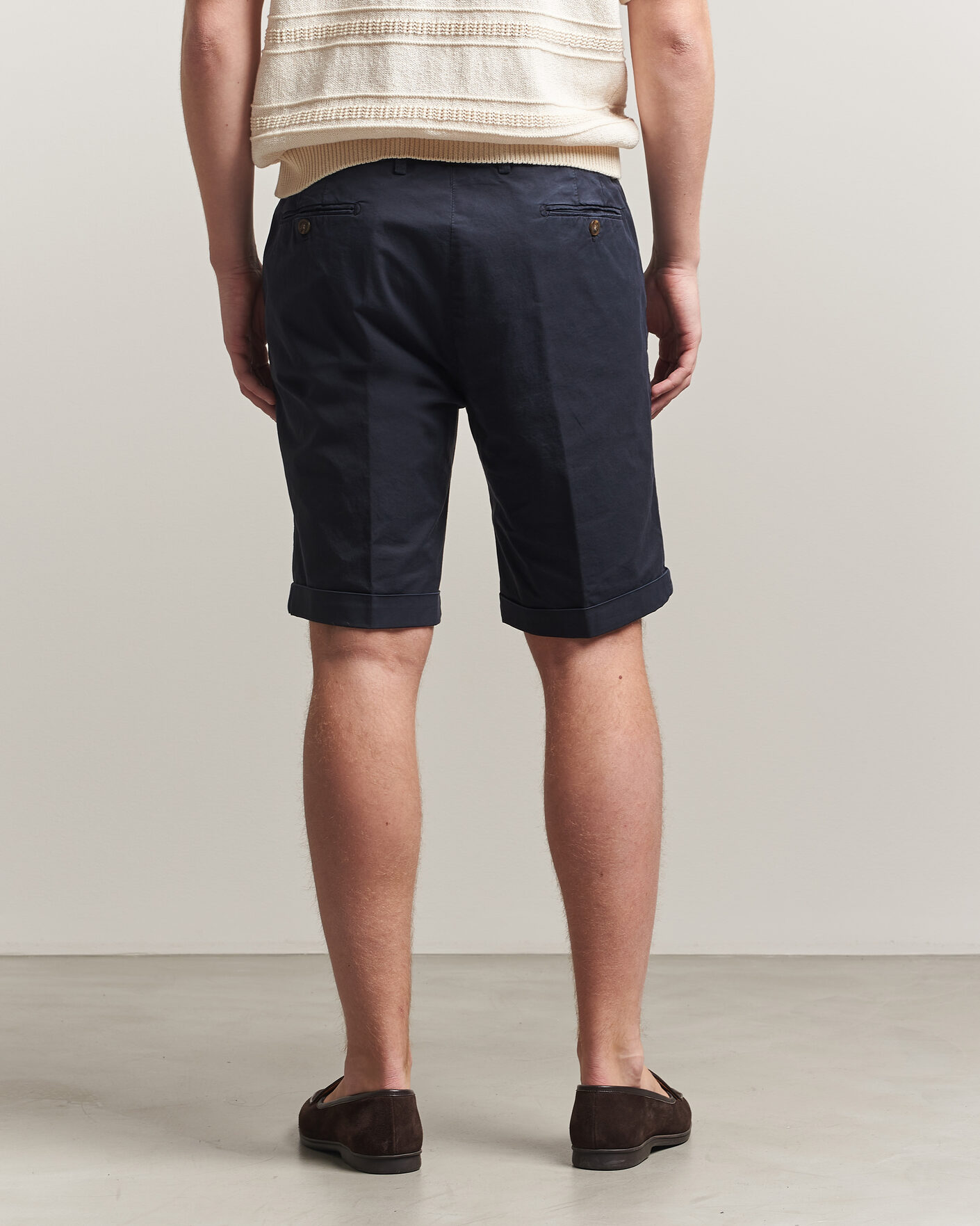 Herren | Shorts | Briglia 1949 | Cotton Stretch Shorts Navy