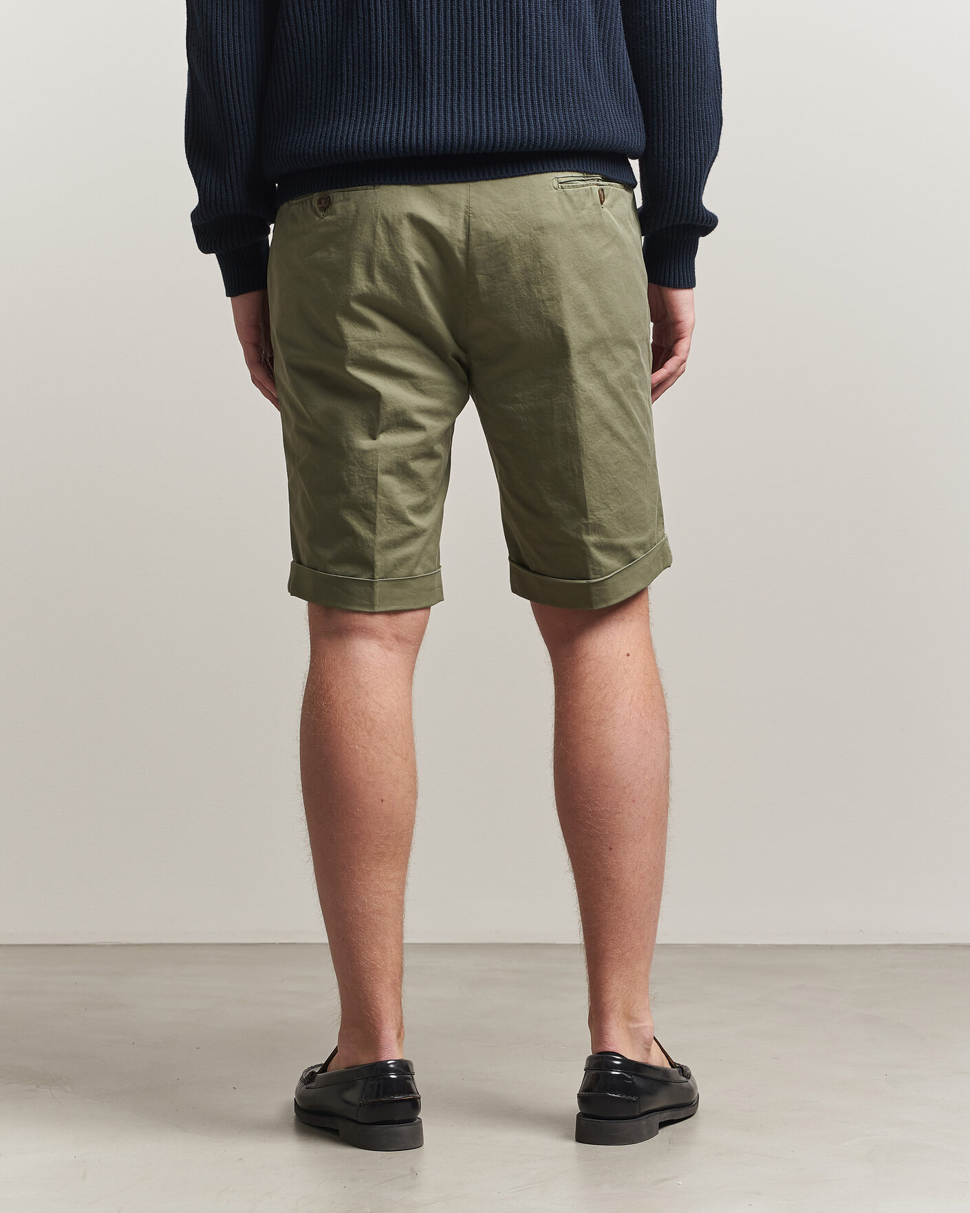 Herren | Shorts | Briglia 1949 | Cotton Stretch Shorts Olive