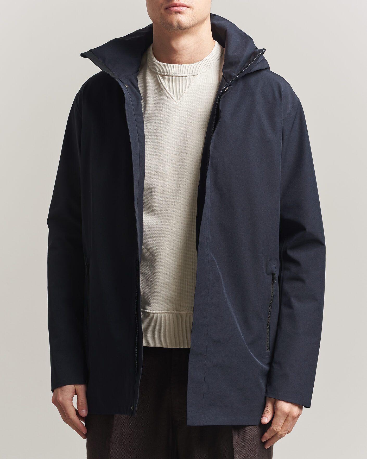 Herren | Jacken | Scandinavian Edition | Range III Mid Lenght Waterproof Coat Midnight Blue