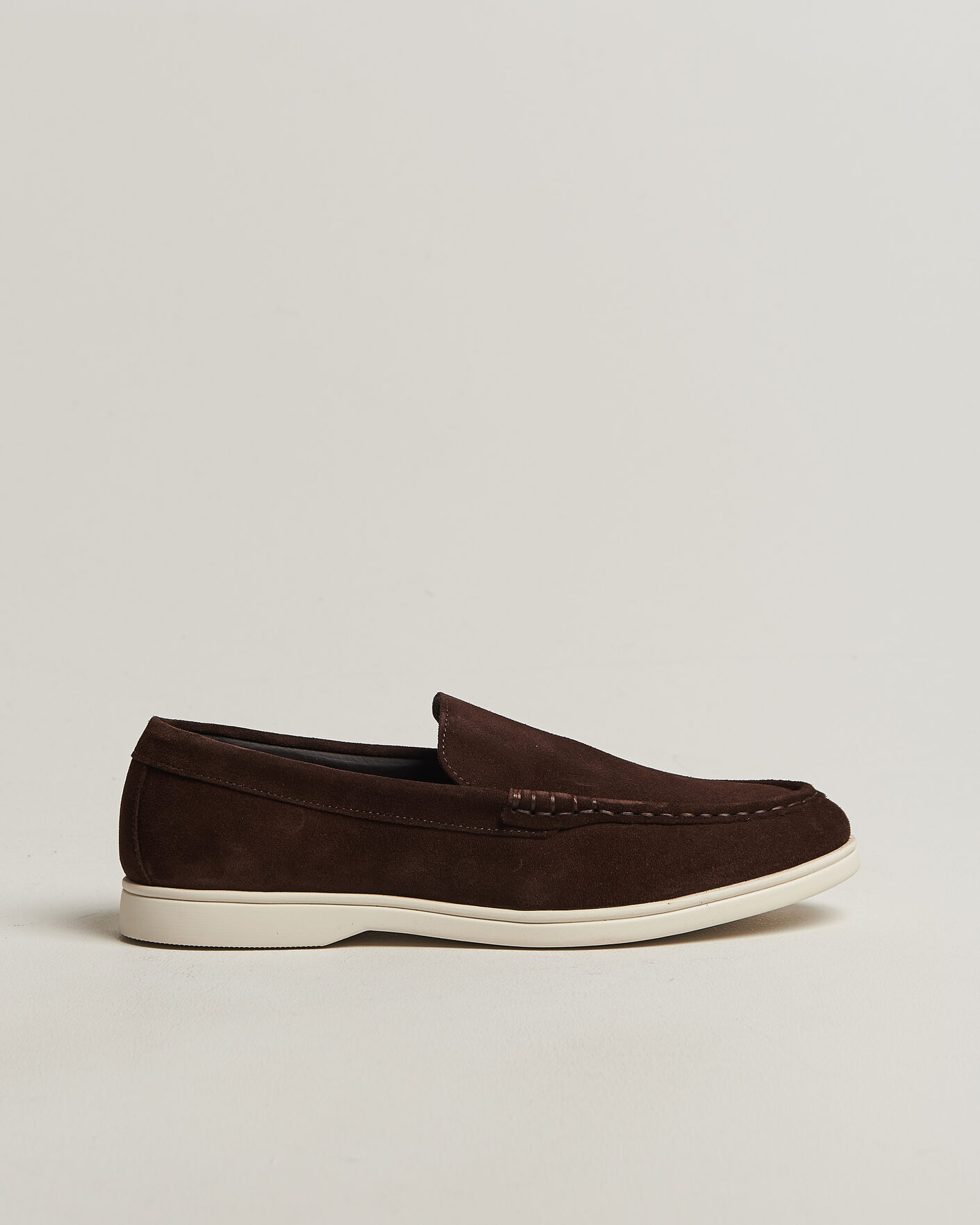 Herren | Loafer | Charles Tyrwhitt | Suede Slip On Loafers Chocolate Brown