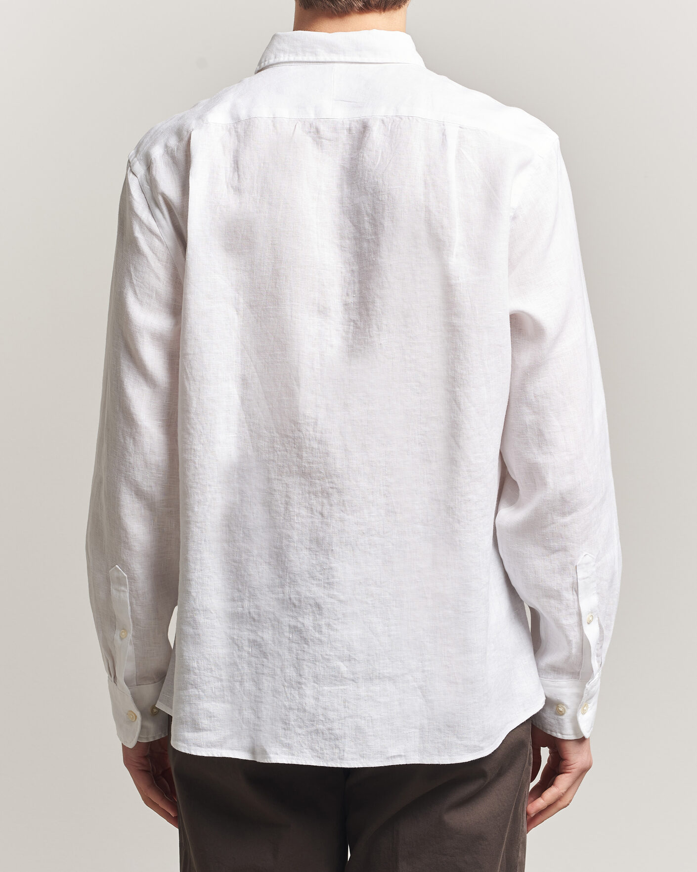 Herren | Hemden | Charles Tyrwhitt | Pure Linen Slim Fit Shirt White