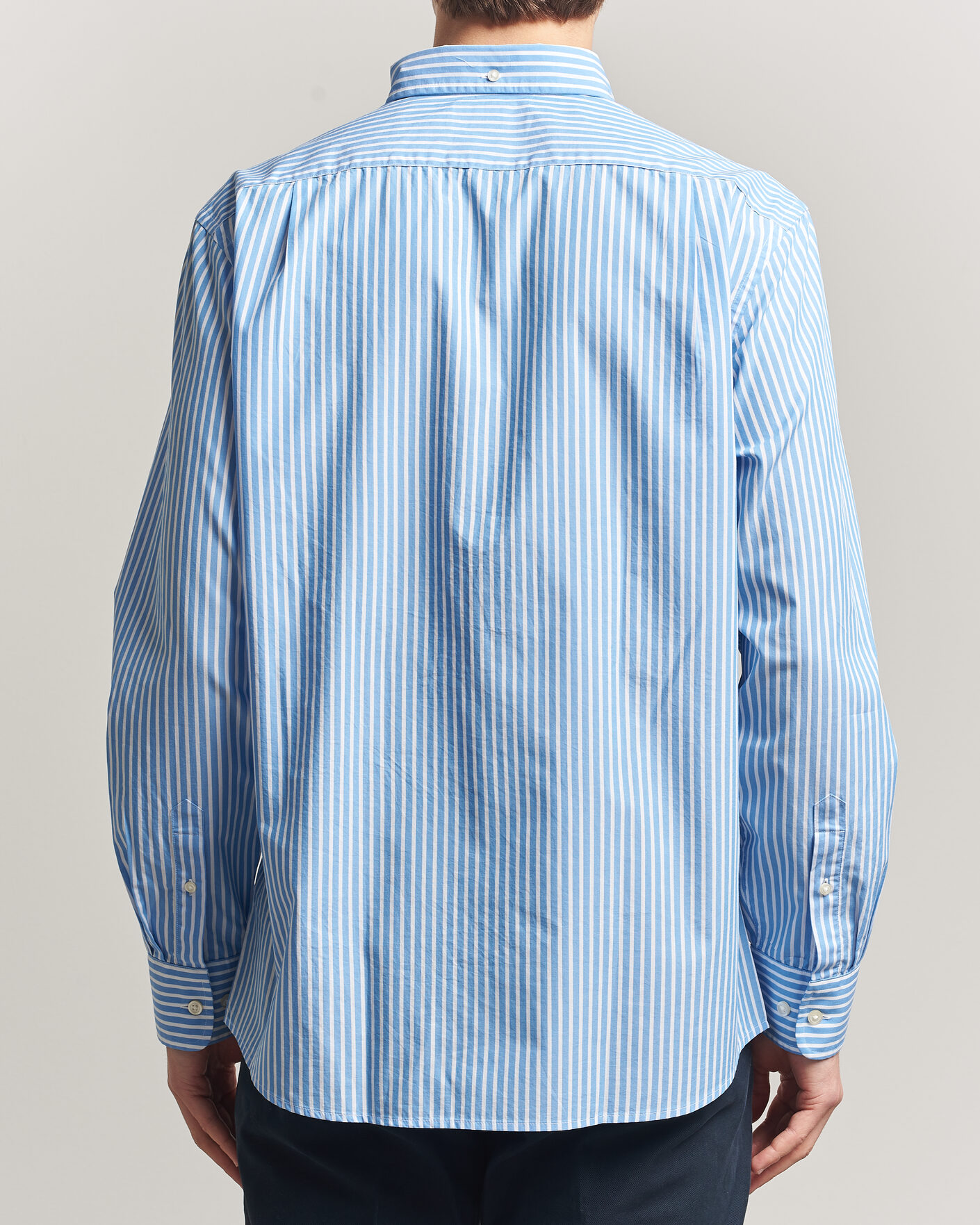 Herren | Hemden | Charles Tyrwhitt | Button Down Stretch Poplin Shirt Ocean Blue