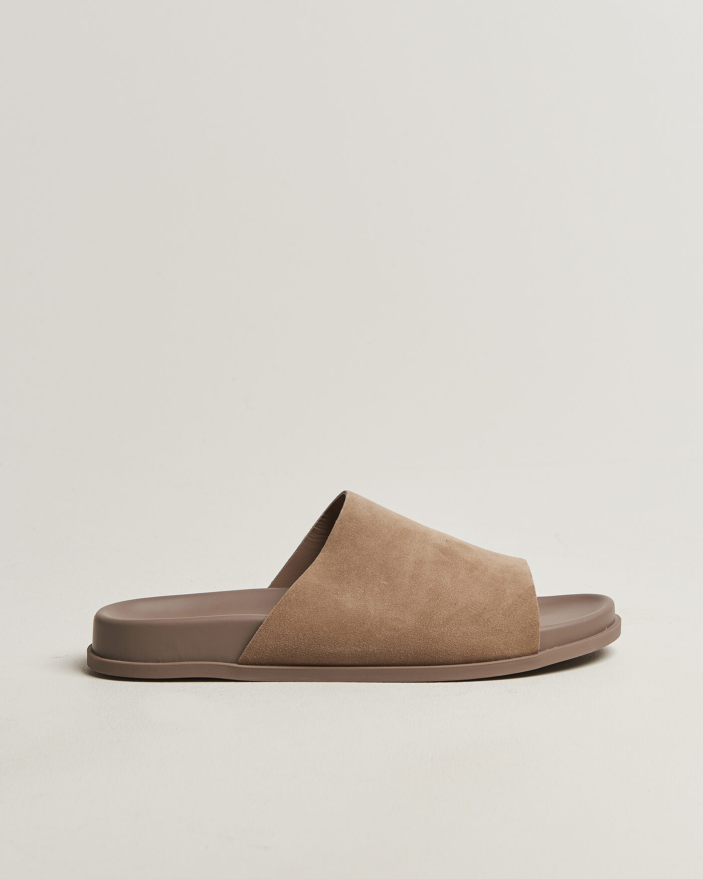 Herren | Sandalen & Pantoletten | Thera's | Classic Slide Sandals Stone Suede