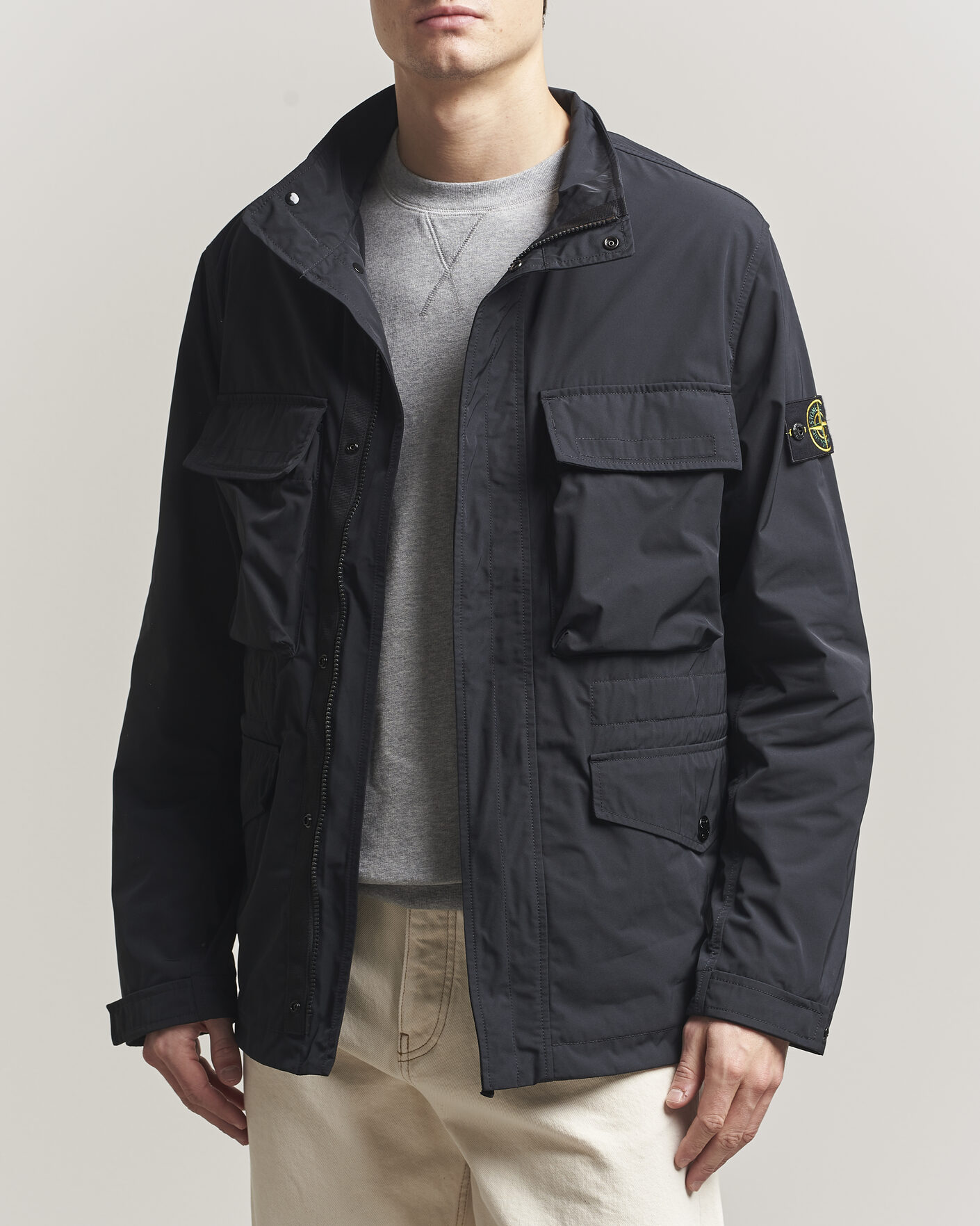 Herren | Jacken | Stone Island | Micro Twill Field Jacket Black